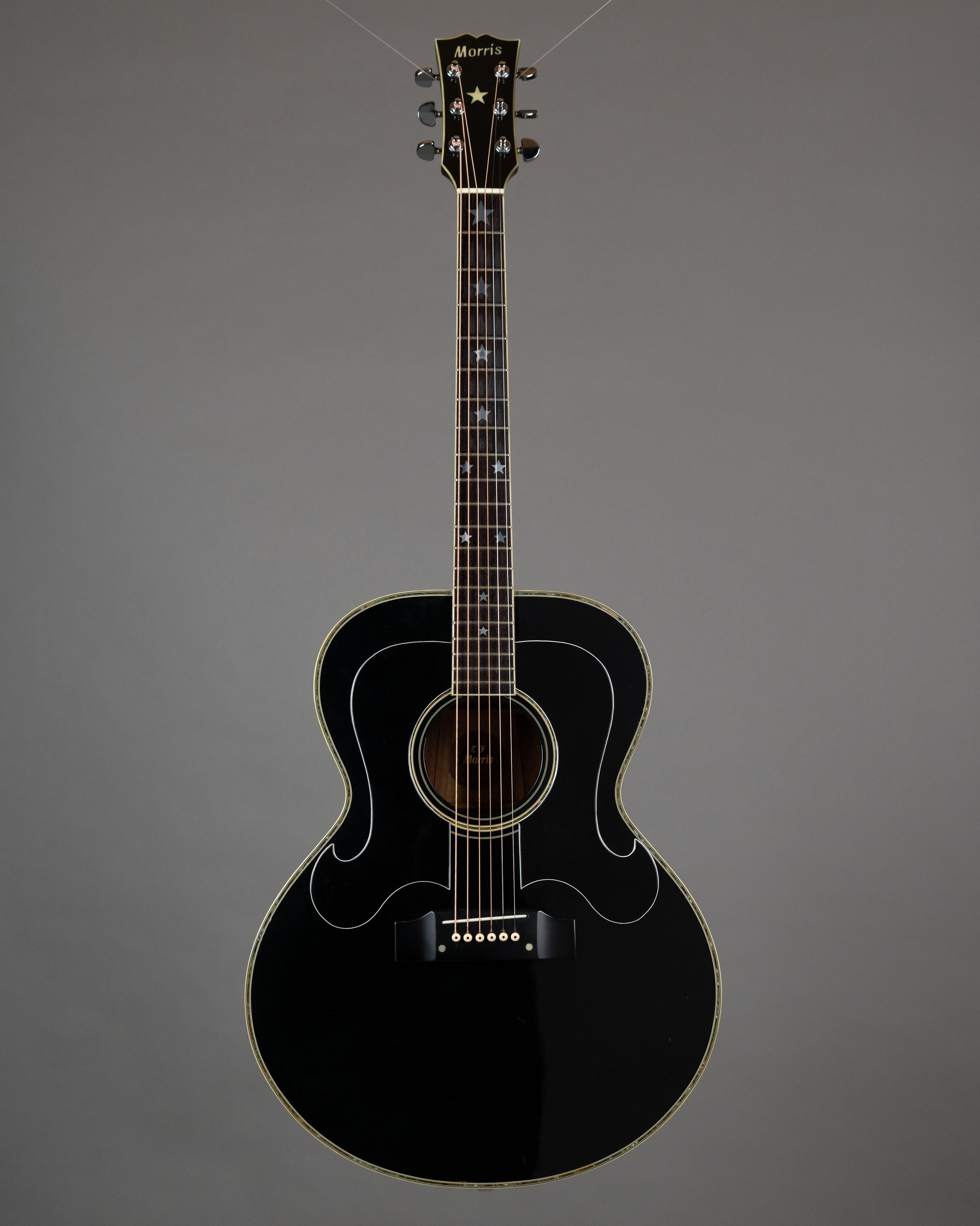 1980 Morris WJ-50B 'Everly Bros.' Acoustic (Japan, Black, HSC)