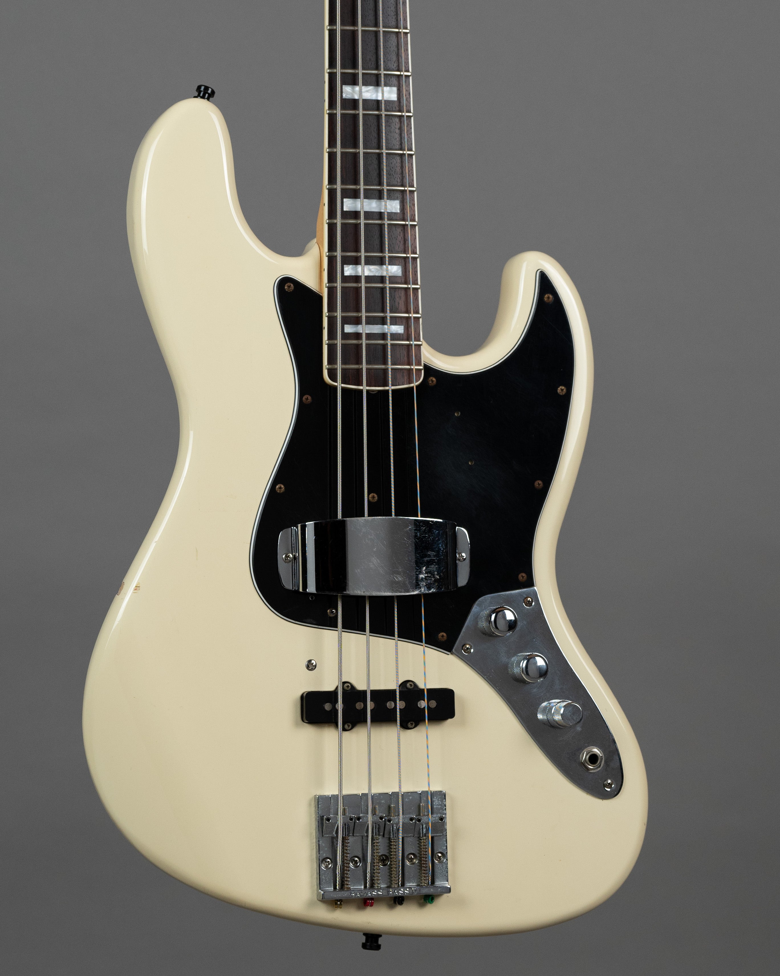 2002 Fender Jazz Bass JB75 Japan (Japan, Olympic White, Bartolini Pickups & TCT Preamp)