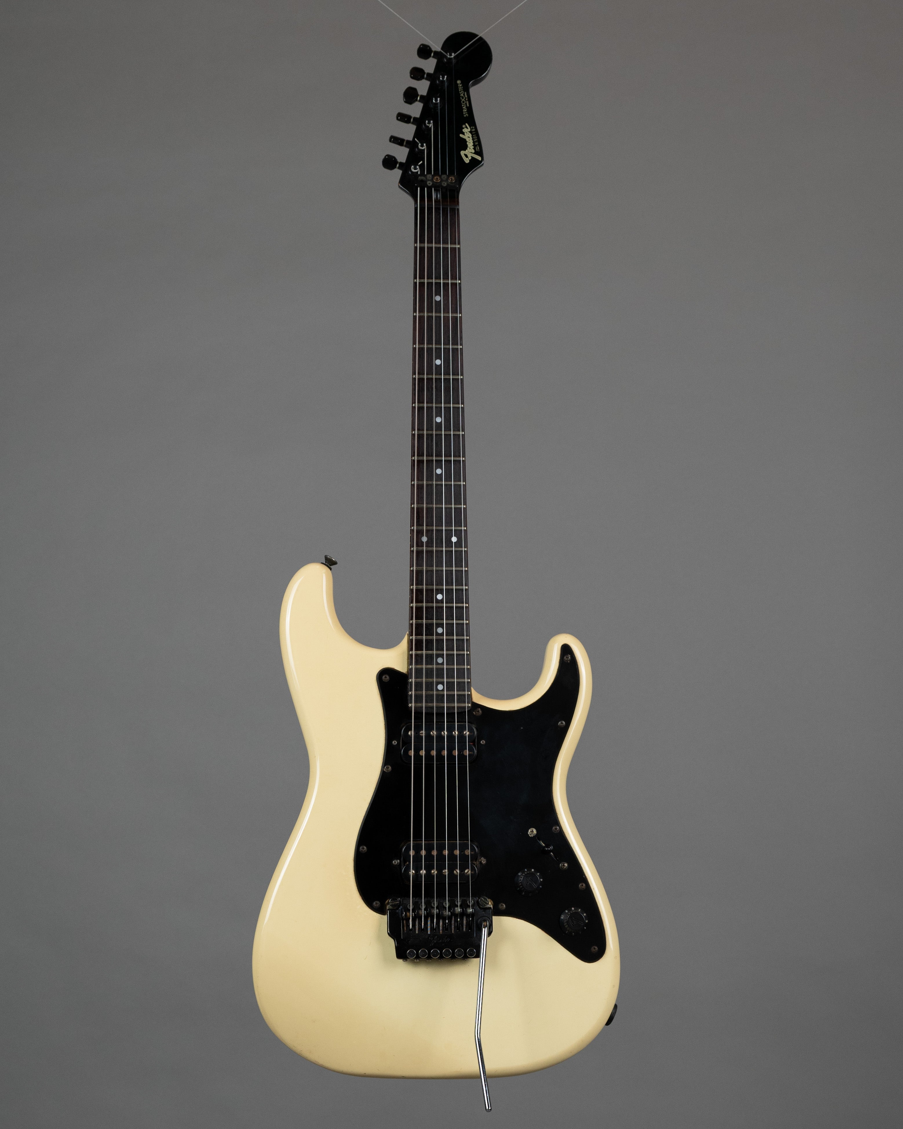 c1985 Fender 27-4200 Contemporary Stratocaster HH (Japan, Frost White)