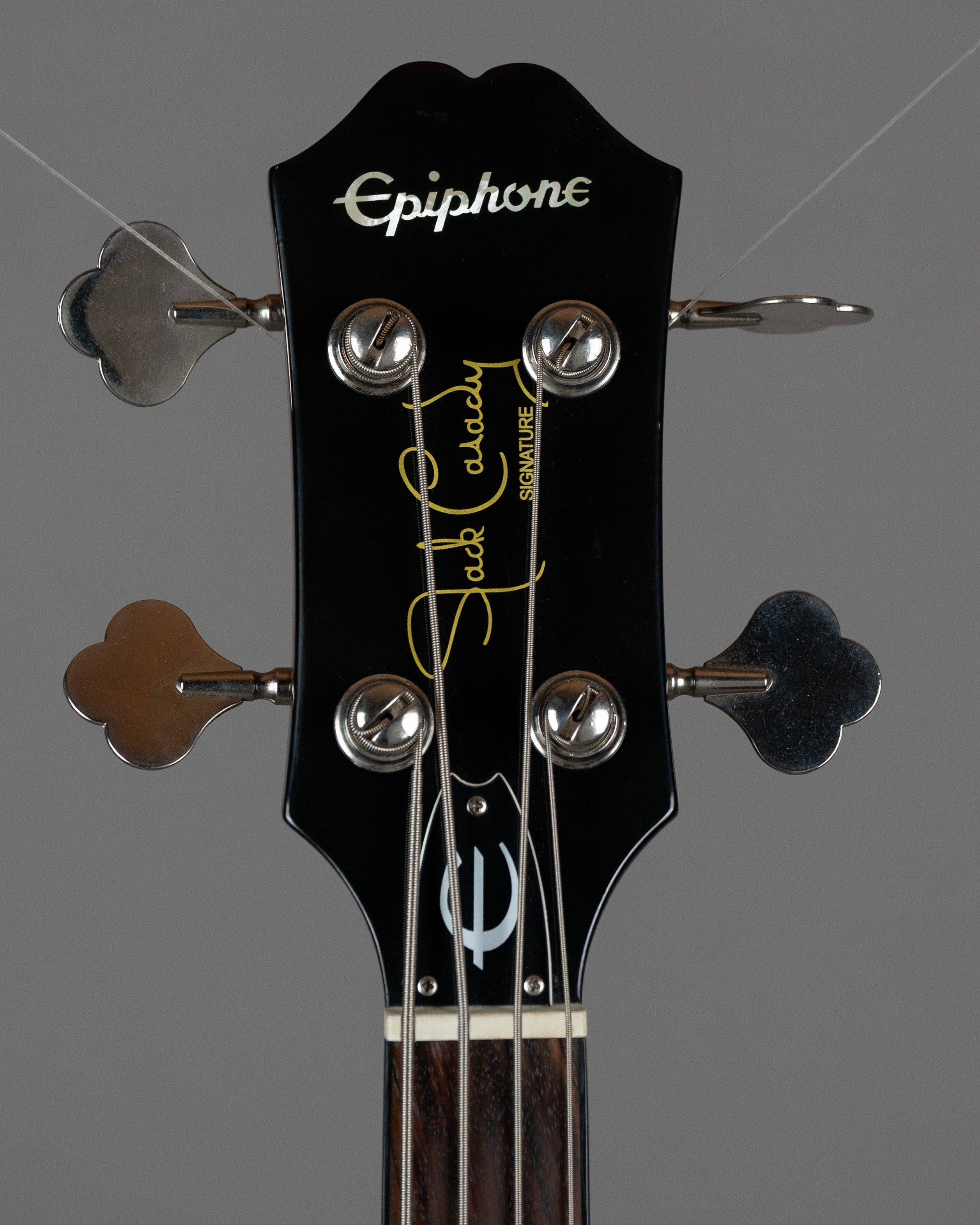 c2020s Epiphone Jack Casady Bass (China, Metallic Gold, Epiphone HC)