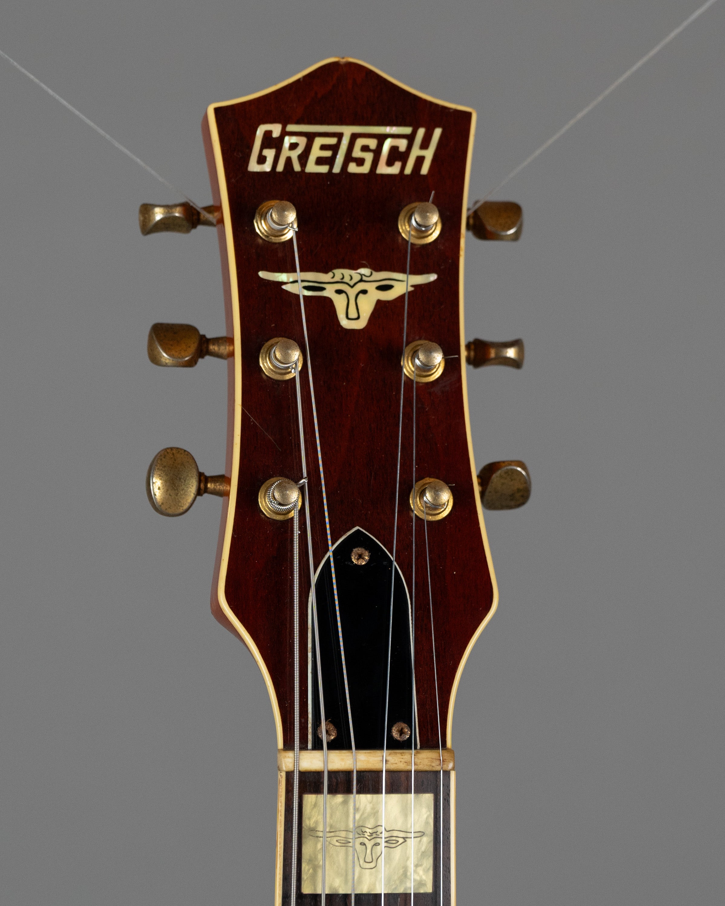 2010 Gretsch G6130W Round-Up Cowboy 'Jet' (Japan, Orange Stain, HSC)