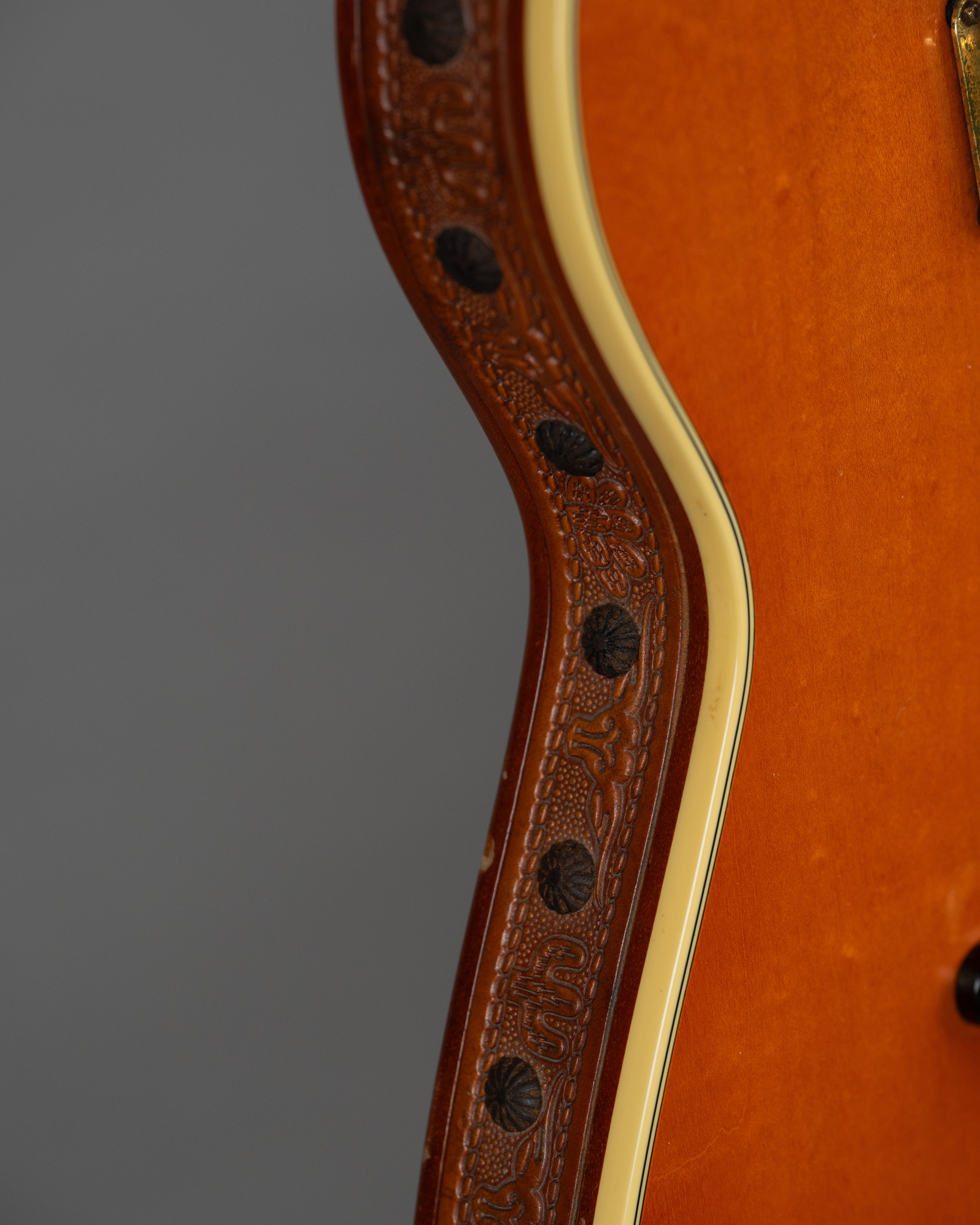2010 Gretsch G6130W Round-Up Cowboy 'Jet' (Japan, Orange Stain, HSC)