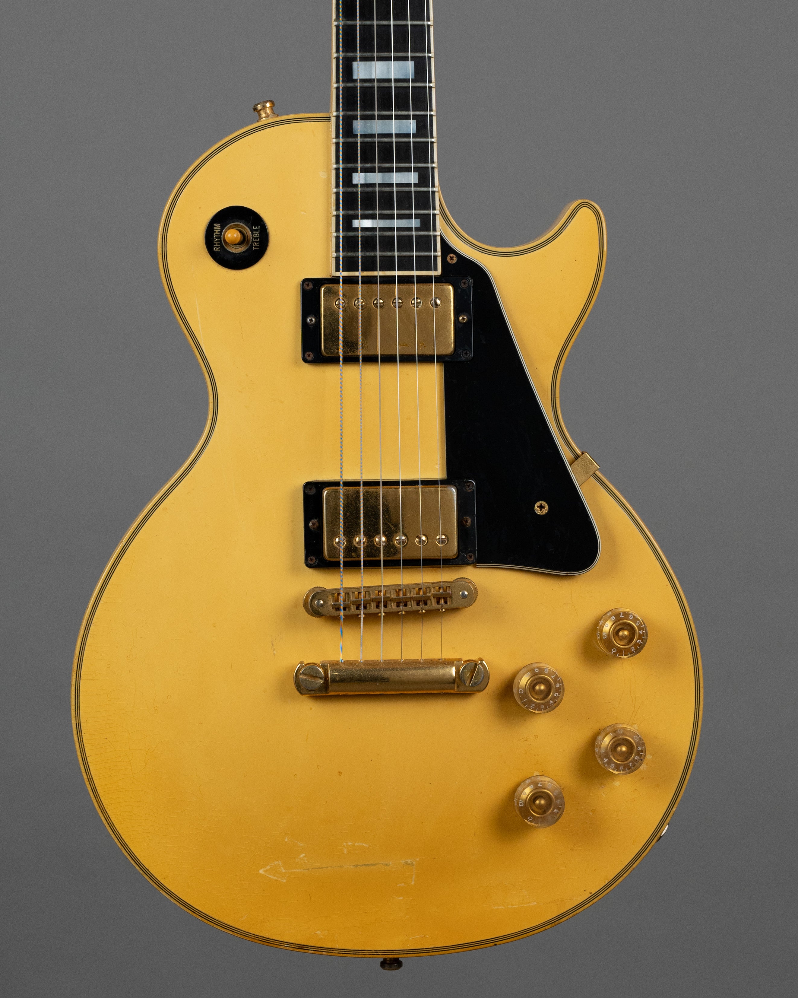 1990 Gibson Les Paul Custom 'Custom Shop Edition' (USA, Antique Ivory, Gibson Chainsaw Case)