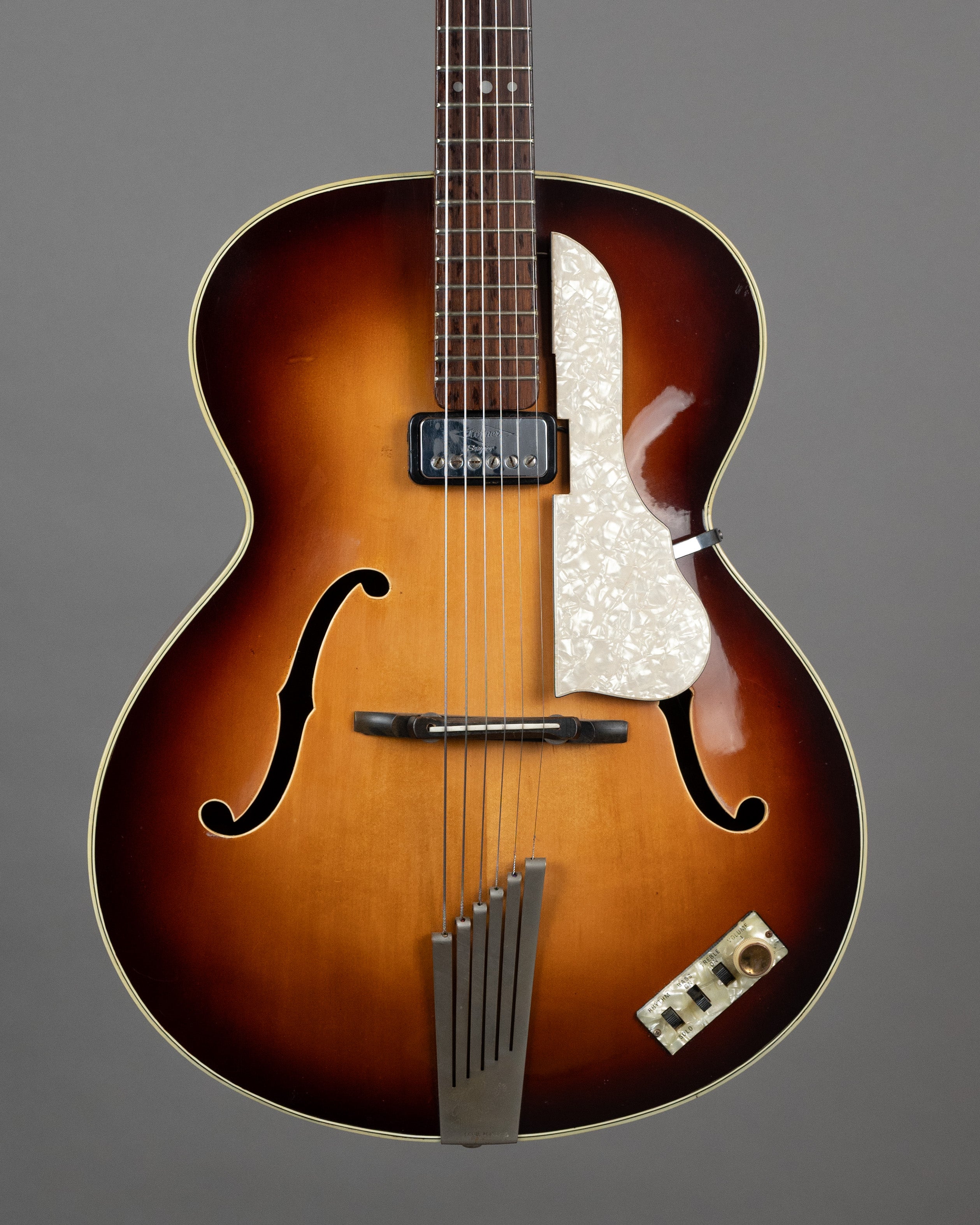 1960 Hofner Senator (Germany, Sunburst, Pickup)