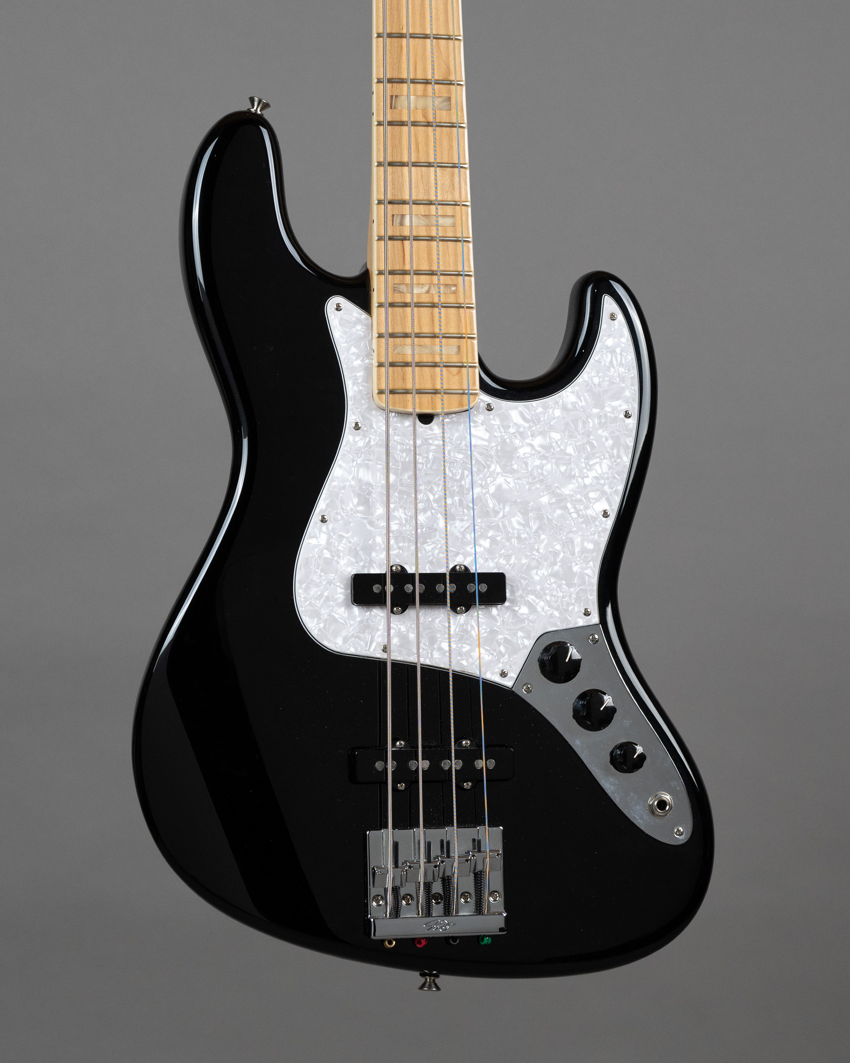 2023 Fender USA Geddy Lee Sig Jazz Bass (USA, Black, OHSC)