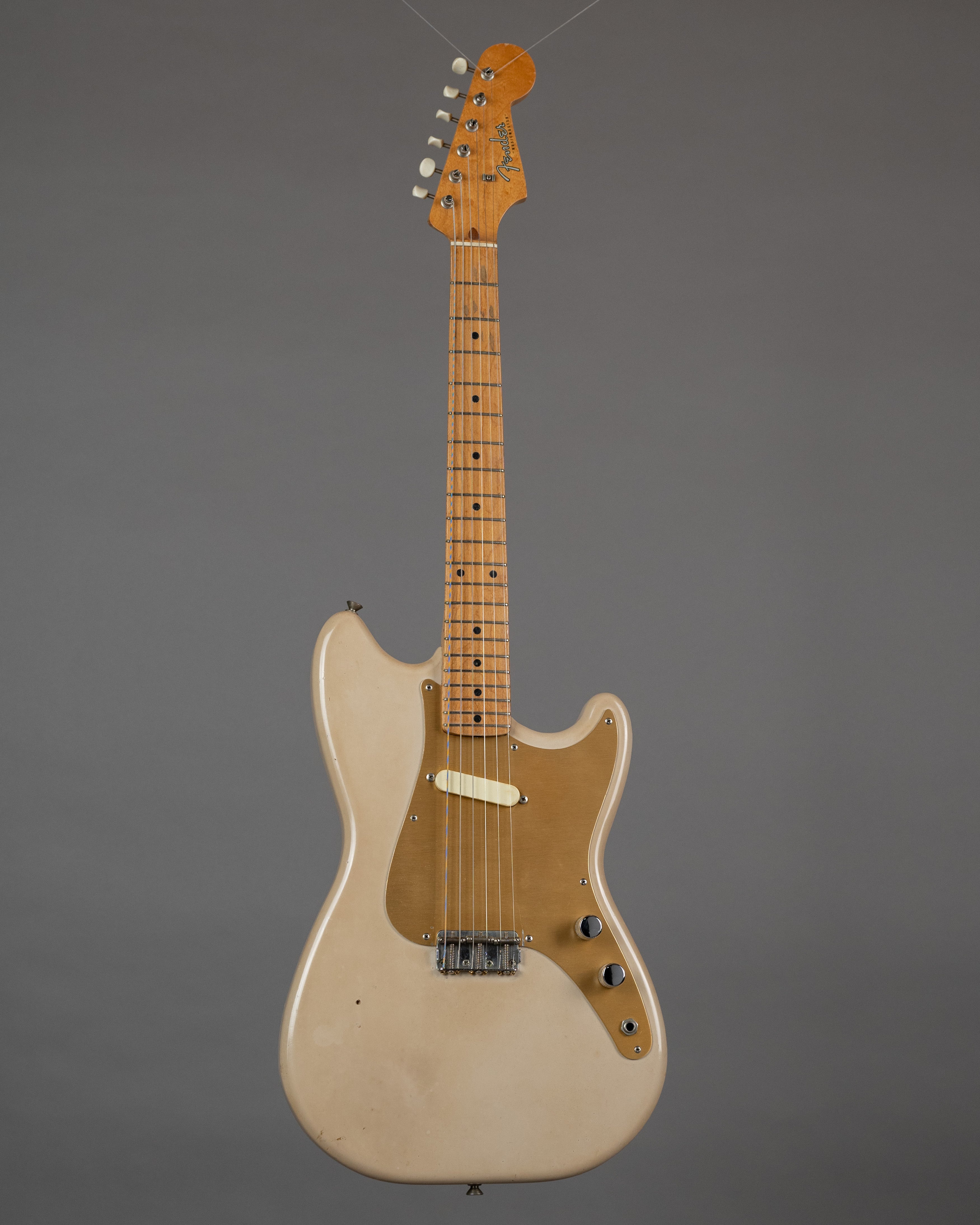 1959 Fender Musicmaster (USA, Desert Sand, OHSC)