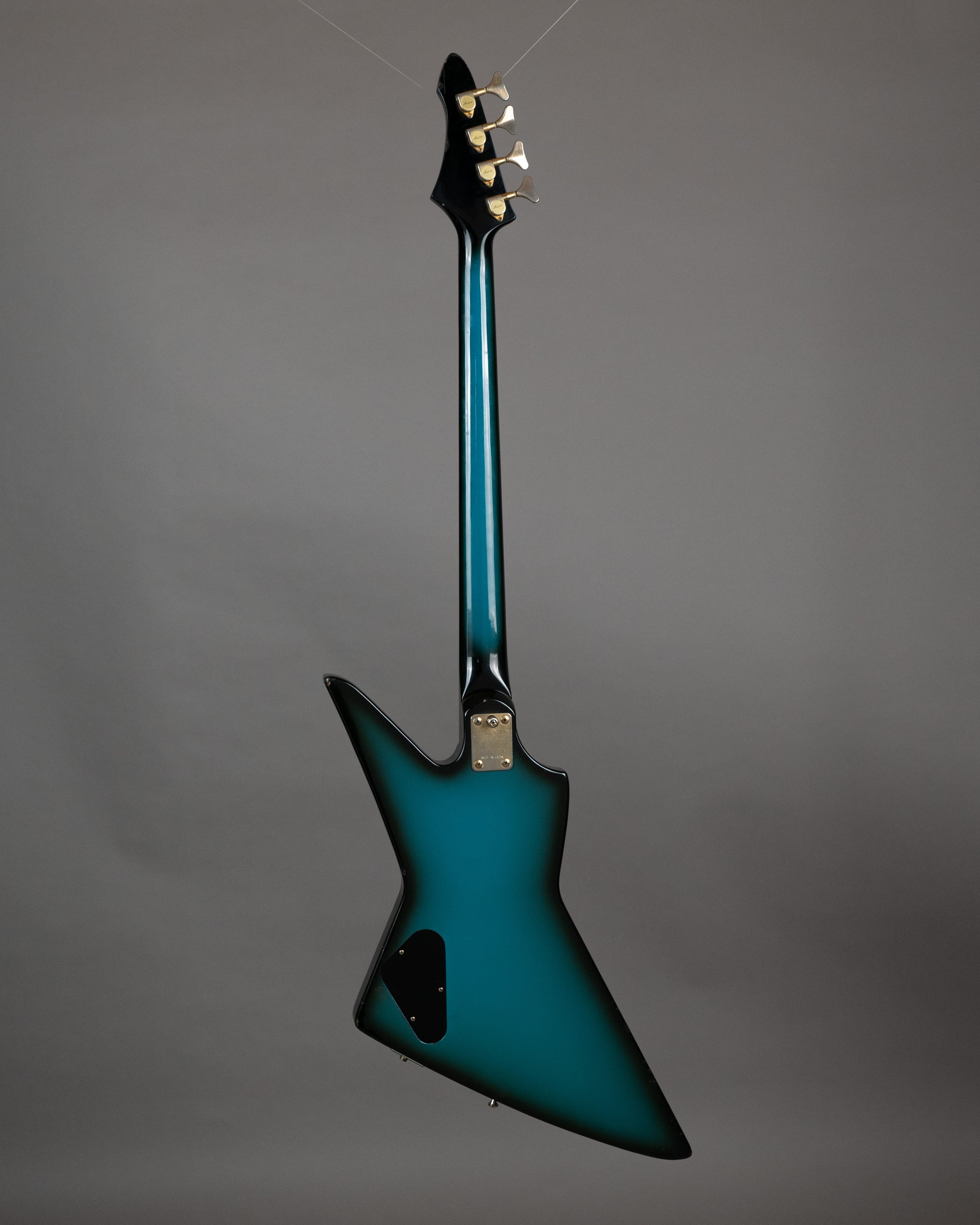 c1980s Aria Pro II ZZB Deluxe MOD (Japan, Teal Burst, Gig Bag)*