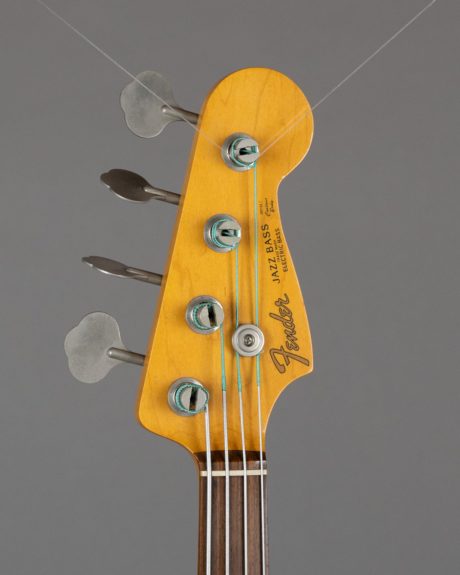 c1989 Fender JB62-60FL Unlined Fretless Jazz Bass (Japan, Sunburst)