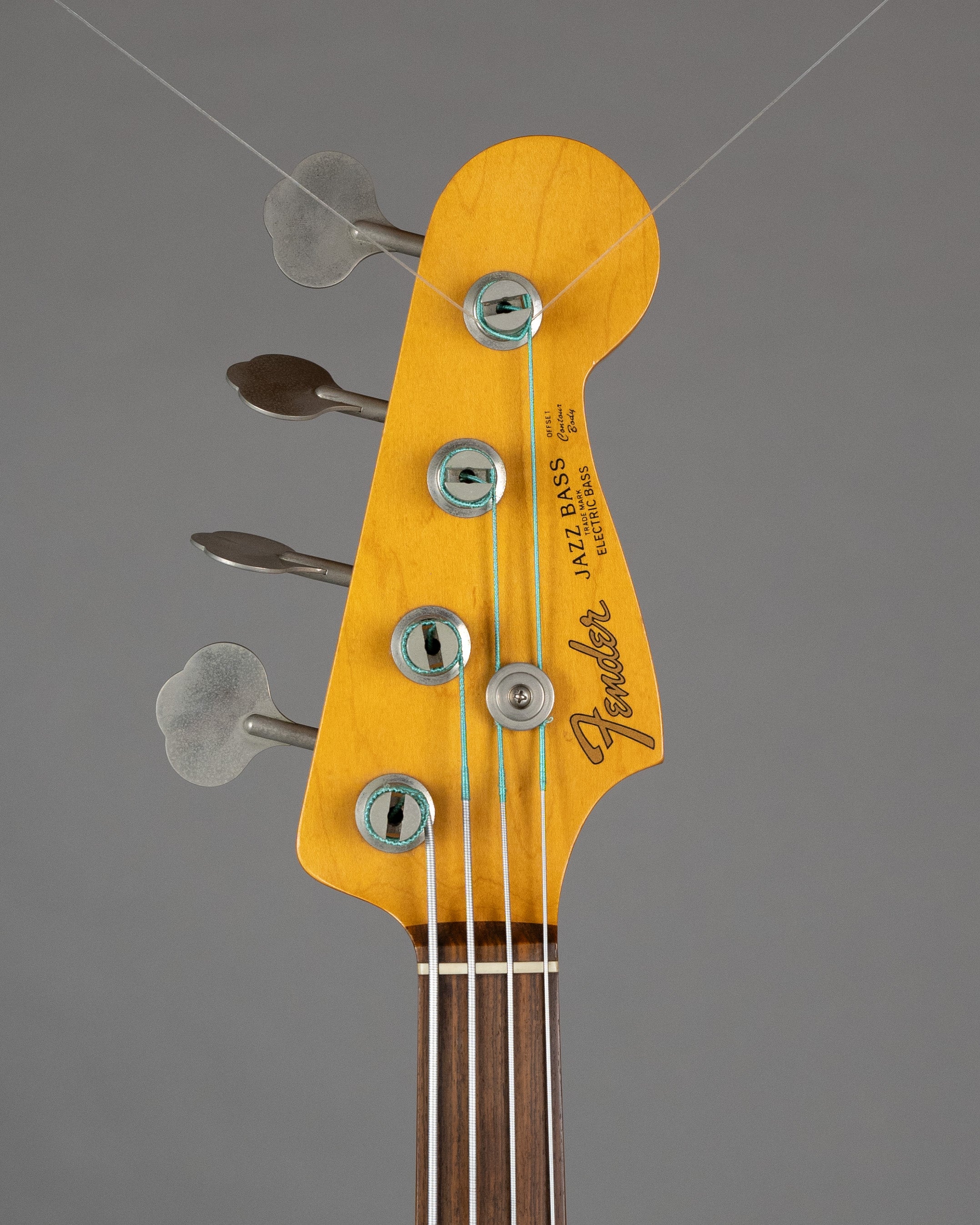 c1989 Fender JB62-60FL Unlined Fretless Jazz Bass (Japan, Sunburst)