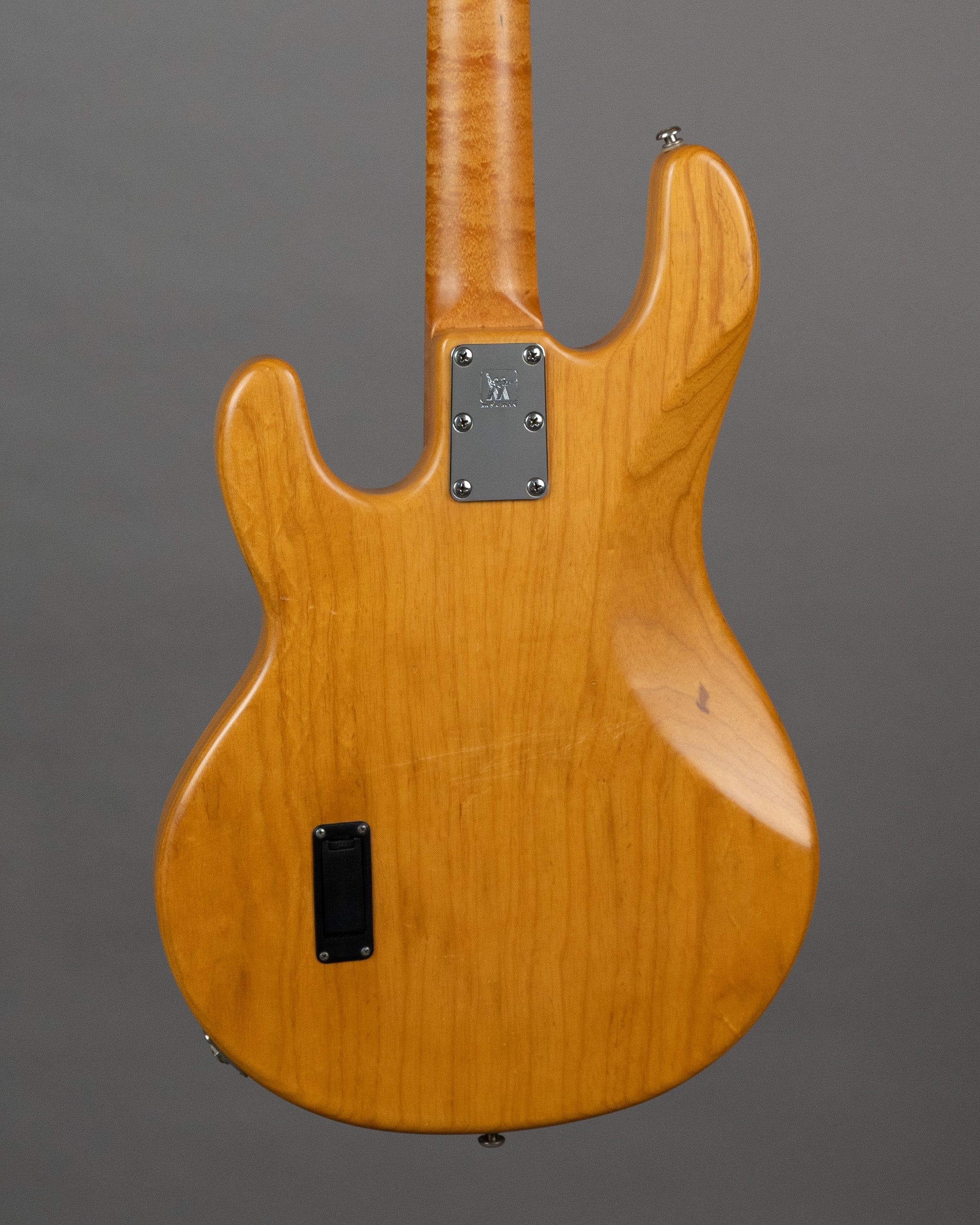 1997 Ernie Ball Music Man Stingray 3 Band (USA, Natural Velvet, OHSC)