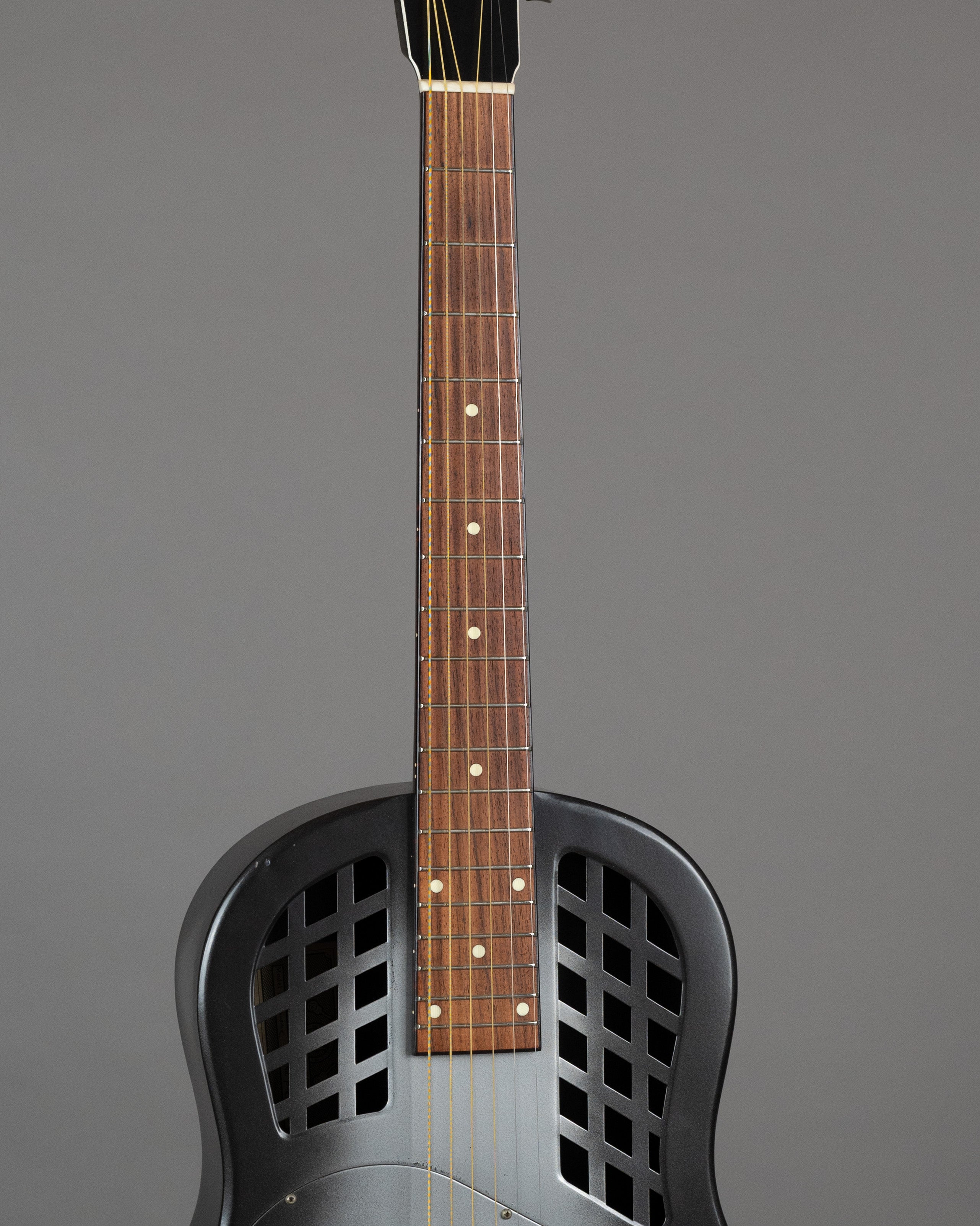 1994 National Reso-Phonic Polychrome Tricone (USA, Grey Burst, OHSC)