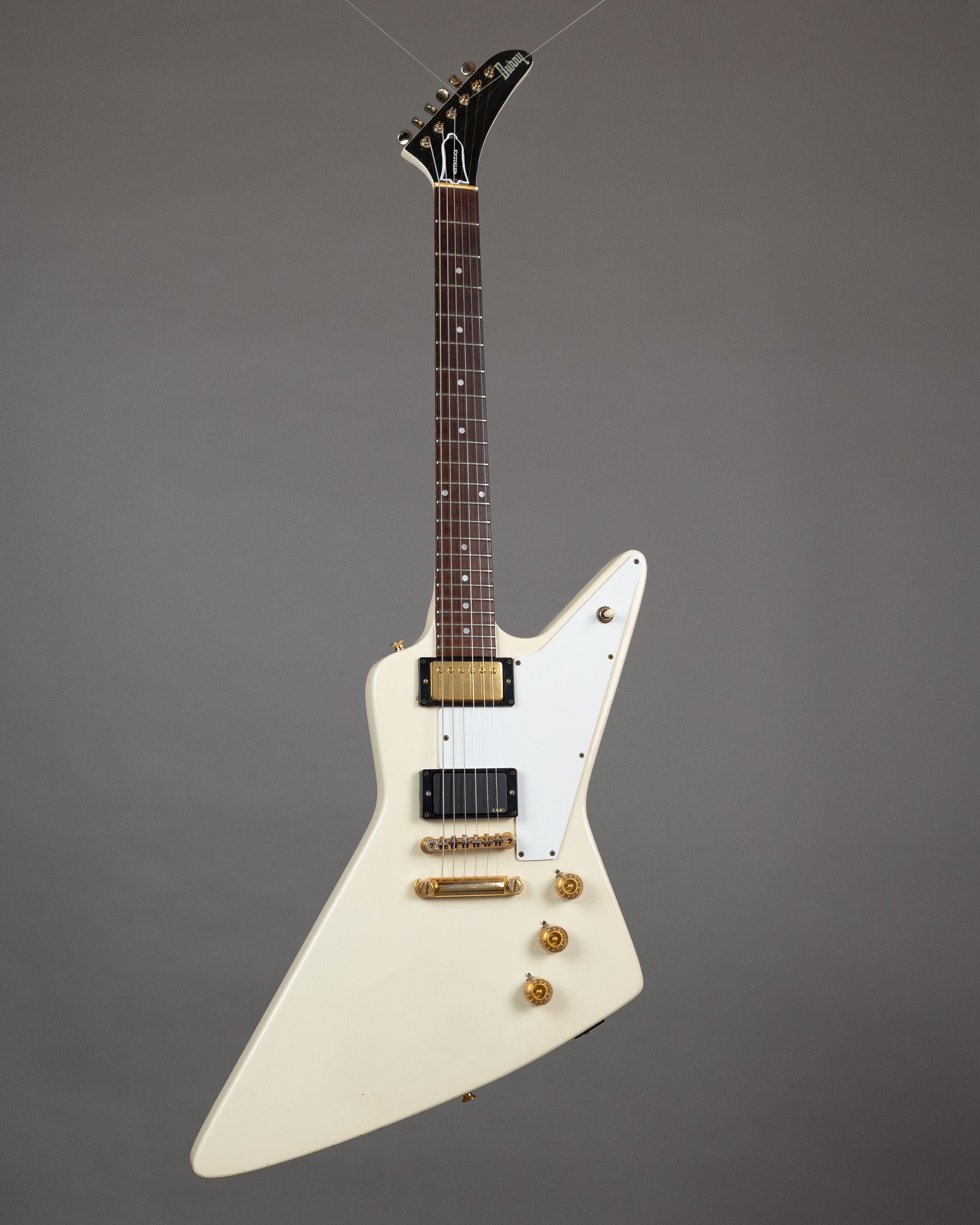 c1980's Burny Explorer (Japan, White, Gigbag)