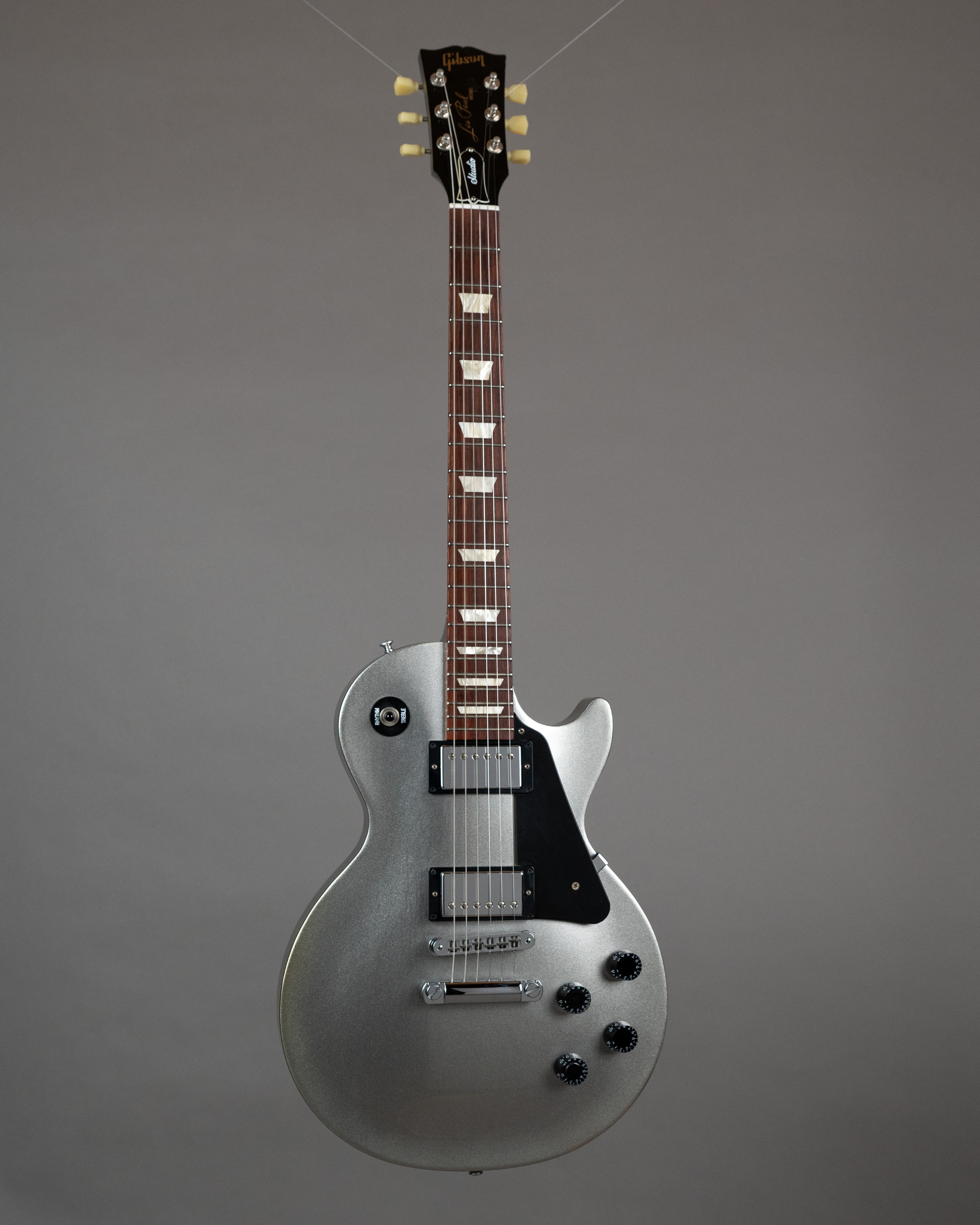 2012 Gibson Les Paul Studio (USA, Silver Pearl, Gig Bag)