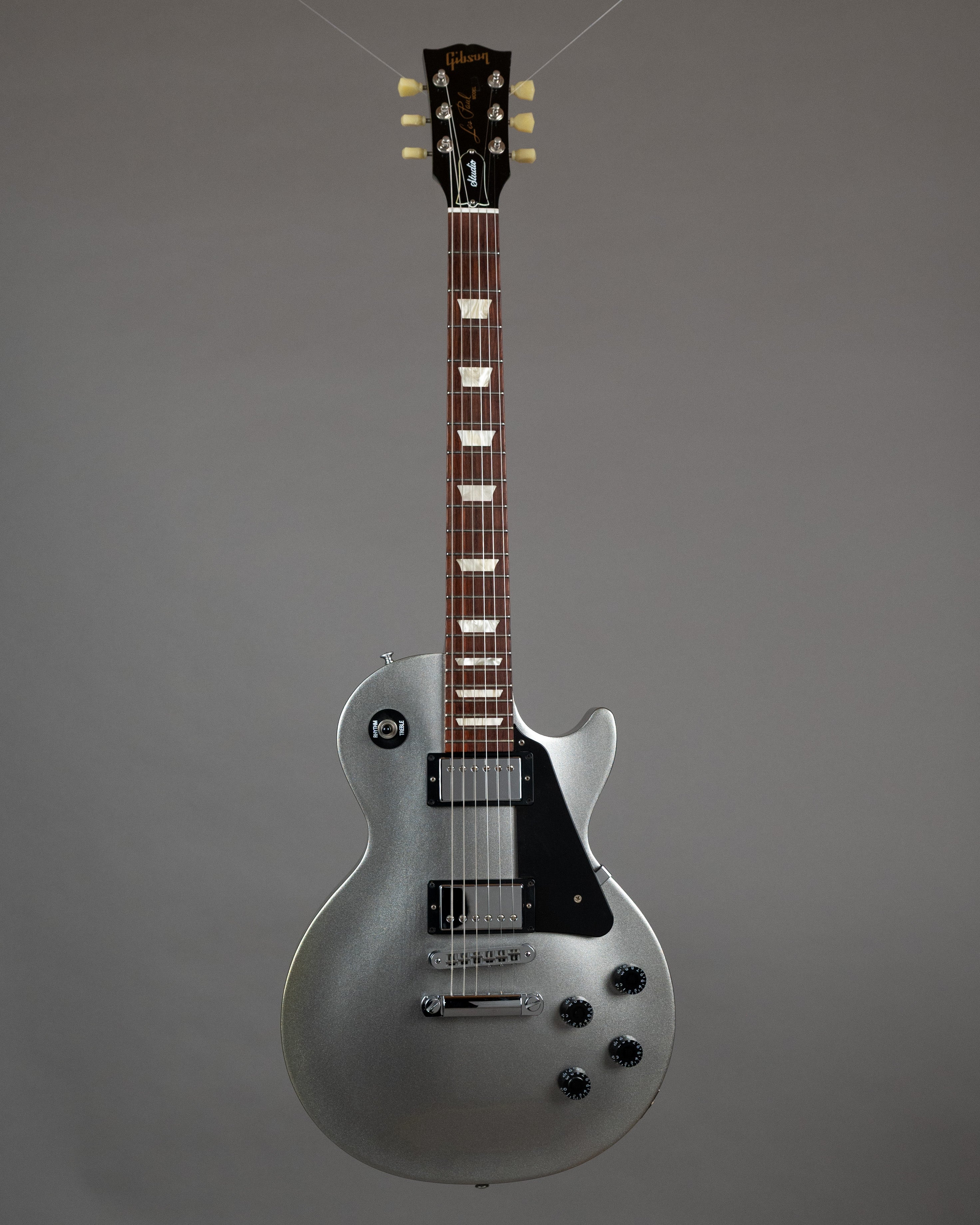 2012 Gibson Les Paul Studio (USA, Silver Pearl, Gig Bag)