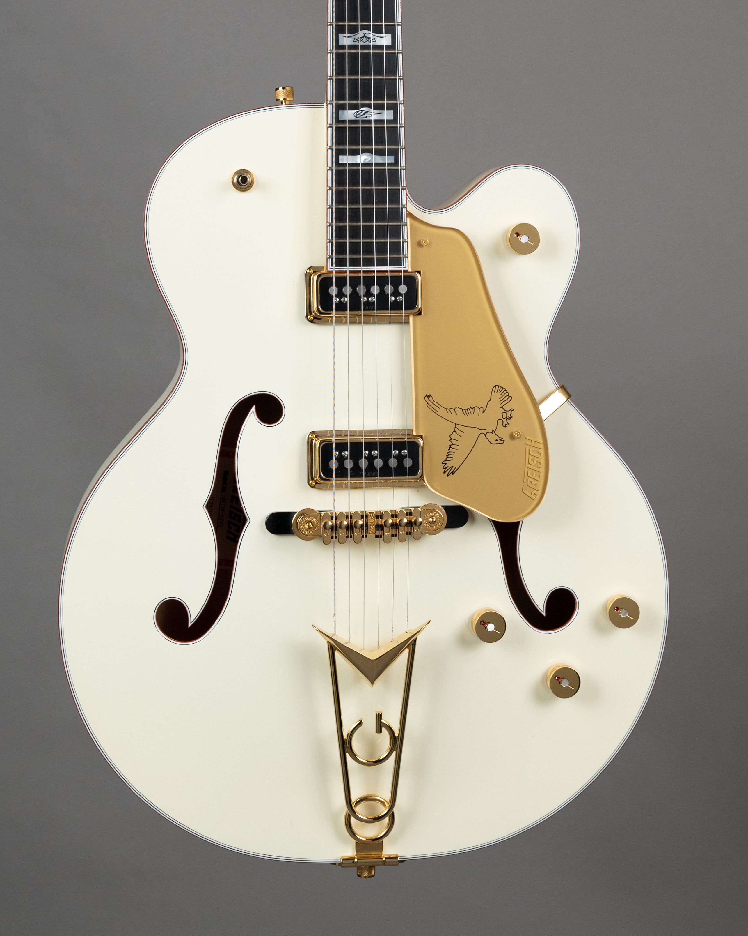 2025 Gretsch G6136-55VS White Falcon (Japan, Vintage White, OHSC)