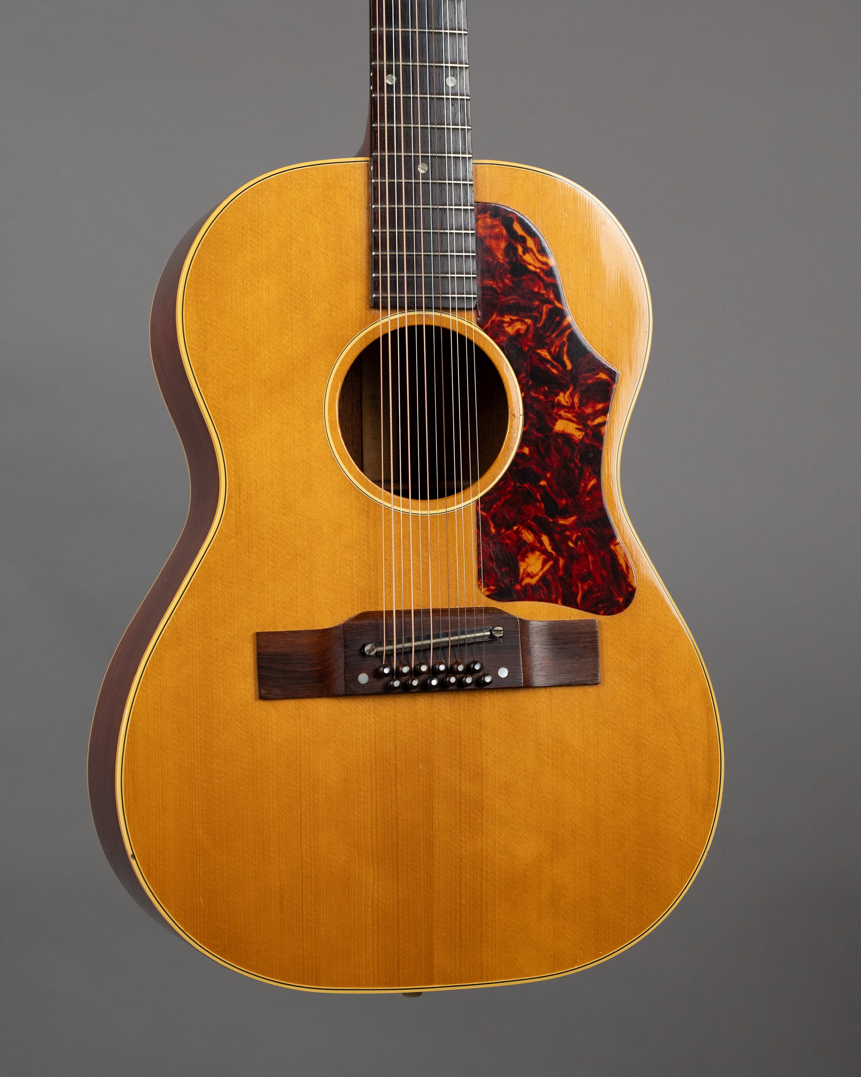 1964 Gibson B25-12N (USA, Natural Gloss, HSC)