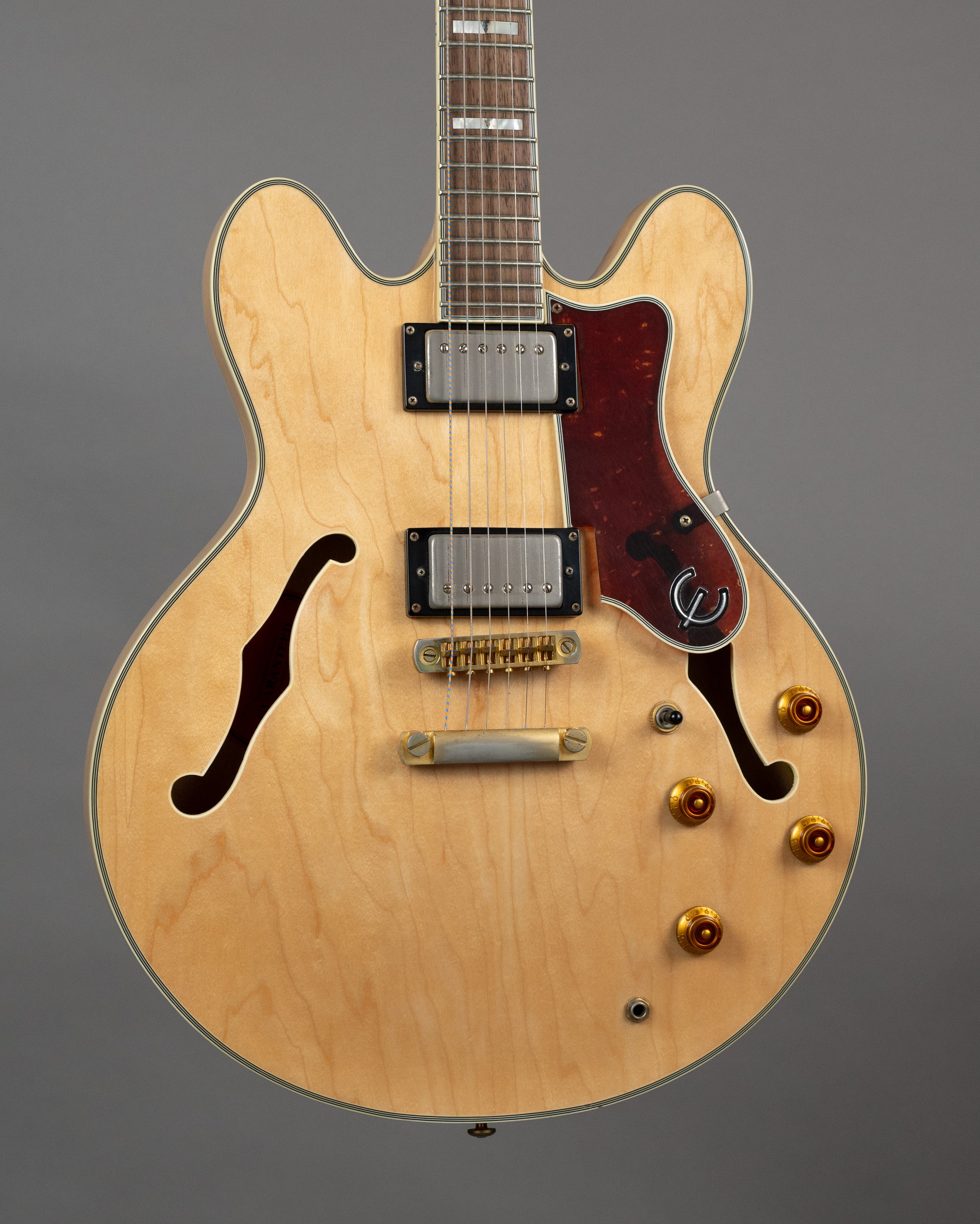 2001 Epiphone Sheraton (Korea, Natural, OHSC)