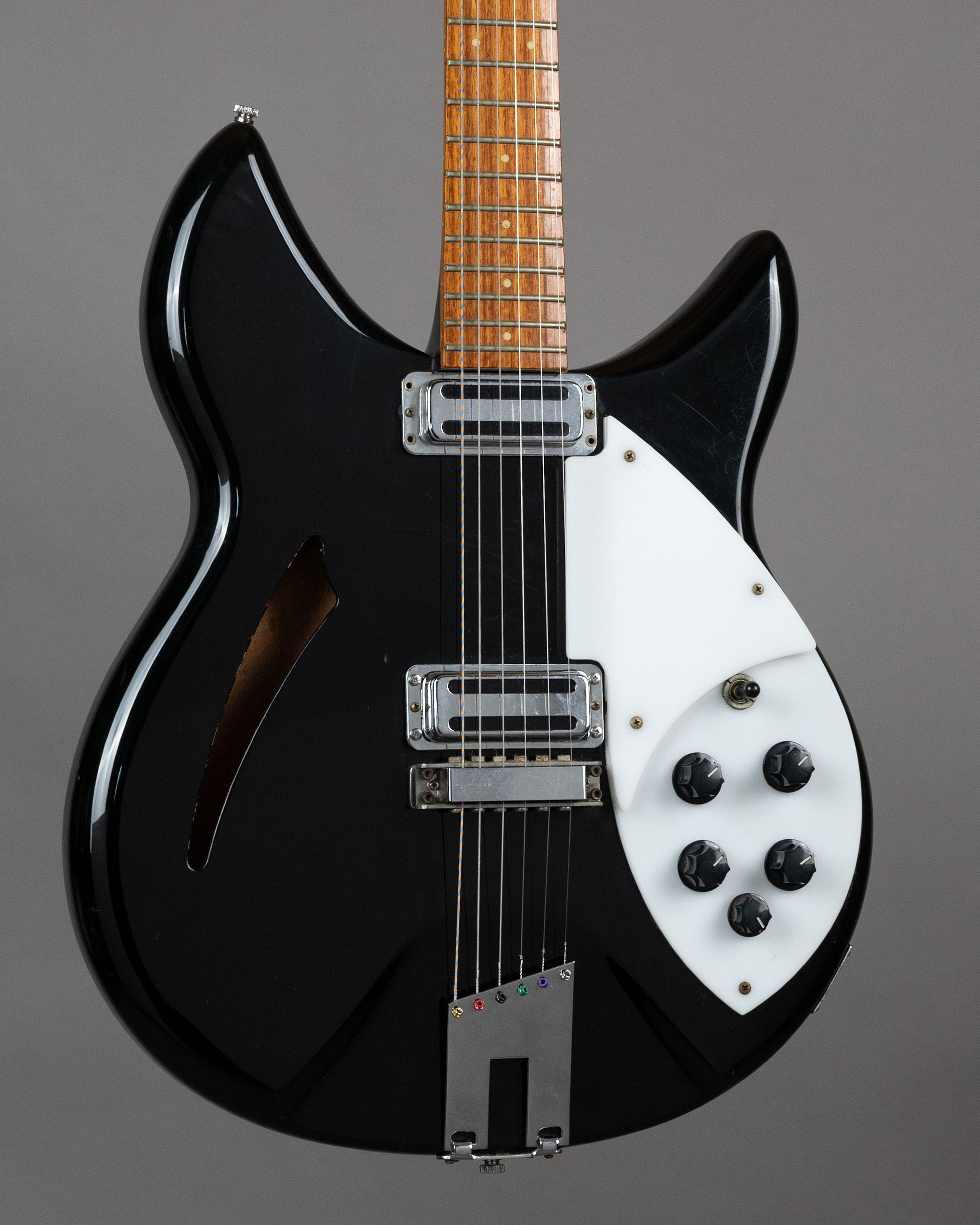 c1983 Aria 'Rock 'n' Roller' Rickenbacker style (Japan, Jetglo)