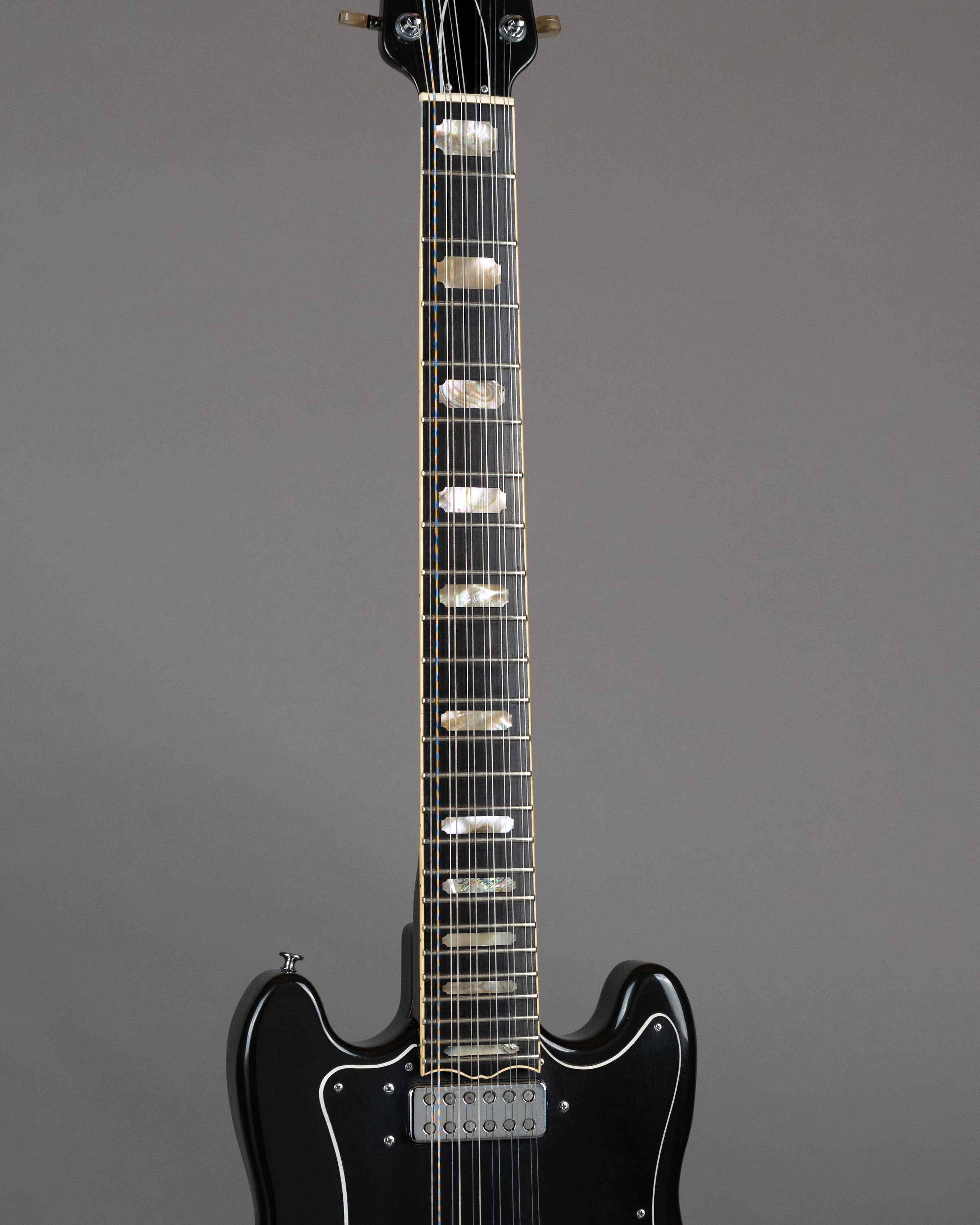 1979 Ovation Preacher Deluxe 12-String (USA, Black, OHSC)