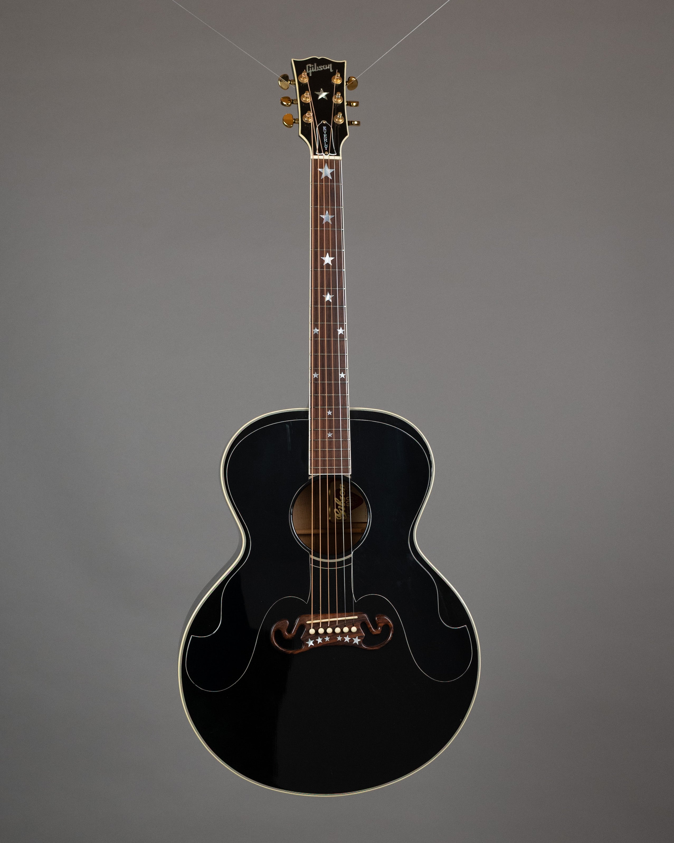 1994 Gibson 'The Everly' J-180 100 Year Edition (USA, Black, OHSC)