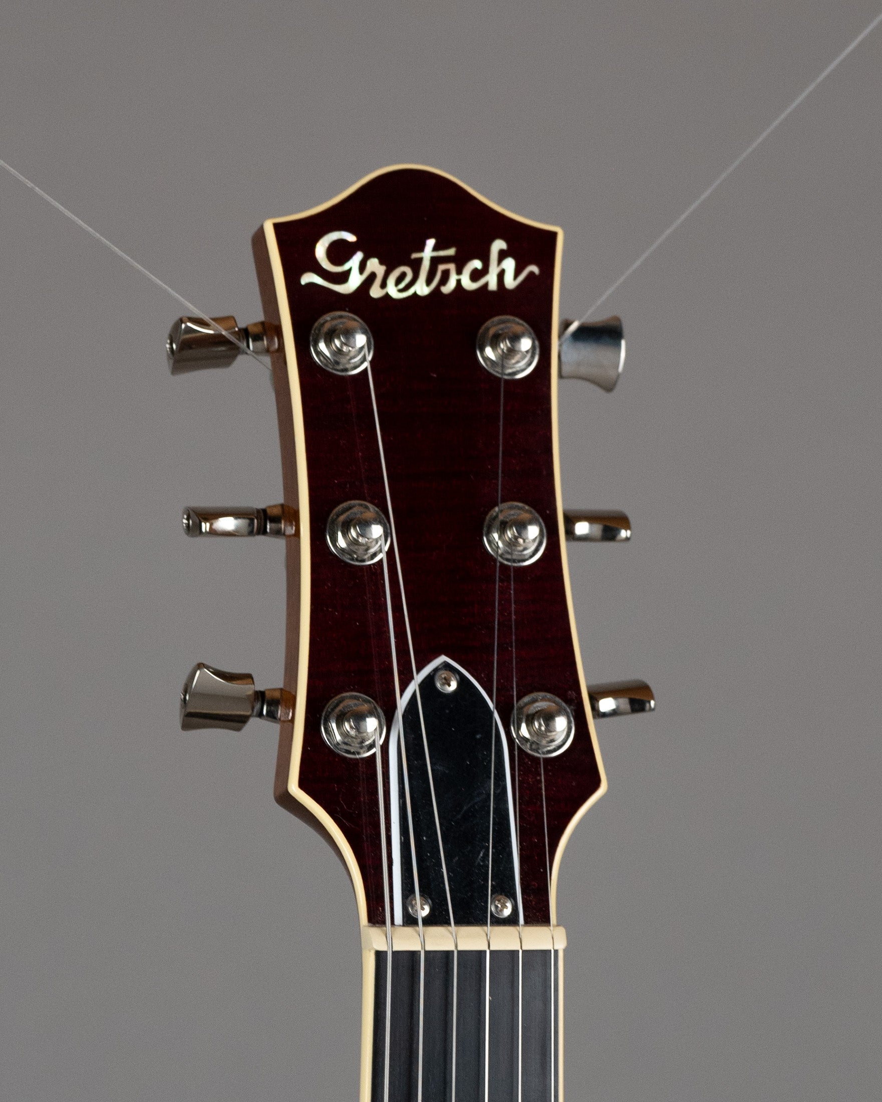 2020 Gretsch G6228FM Players Series Jet (Japan, Dark Cherry Stain, OHSC)
