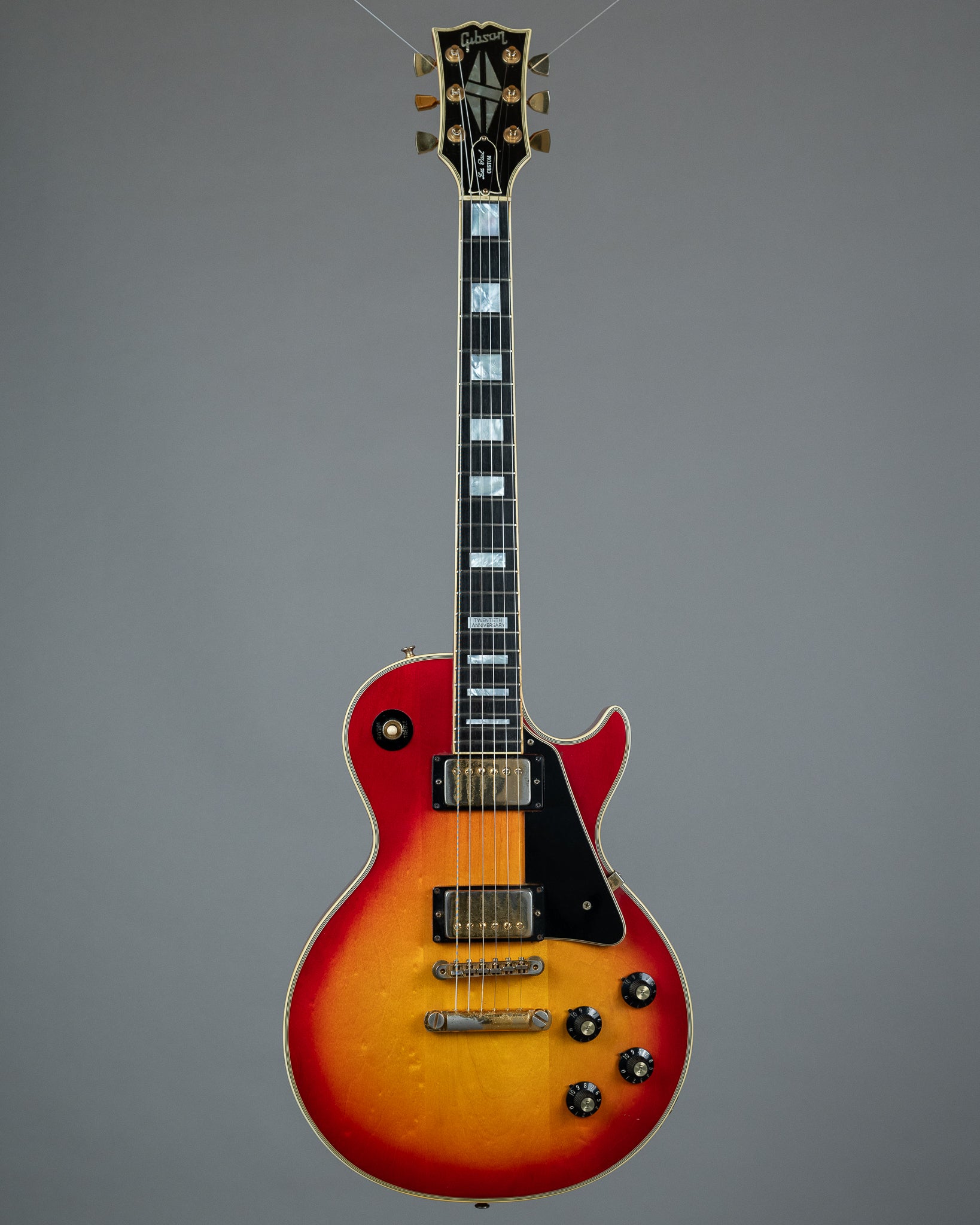 1975 Gibson 20th Anniversary Les Paul Custom (USA, Sunburst, OHSC, Warranty Papers)