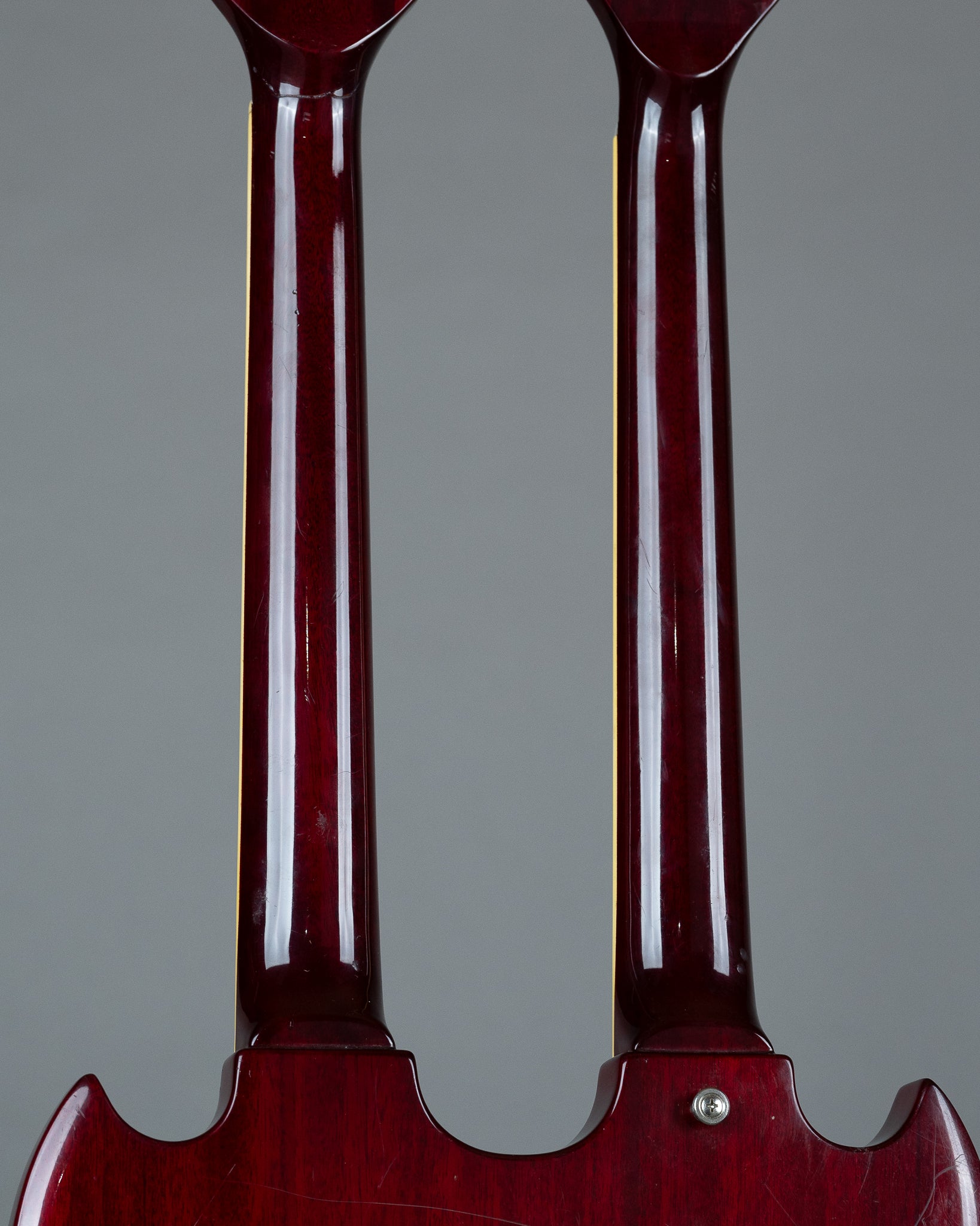c1985 Burny SG-140JP 'EDS-1275' SG Double Neck (Japan, Cherry, OHSC)