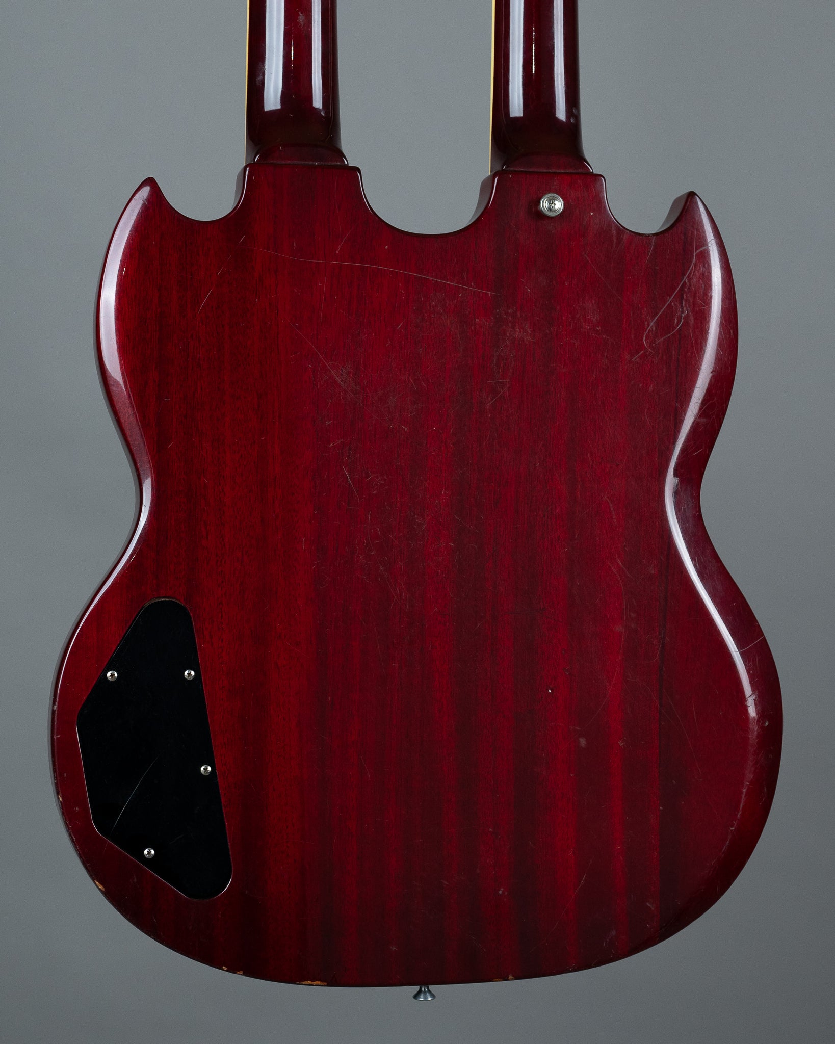 c1985 Burny SG-140JP 'EDS-1275' SG Double Neck (Japan, Cherry, OHSC)