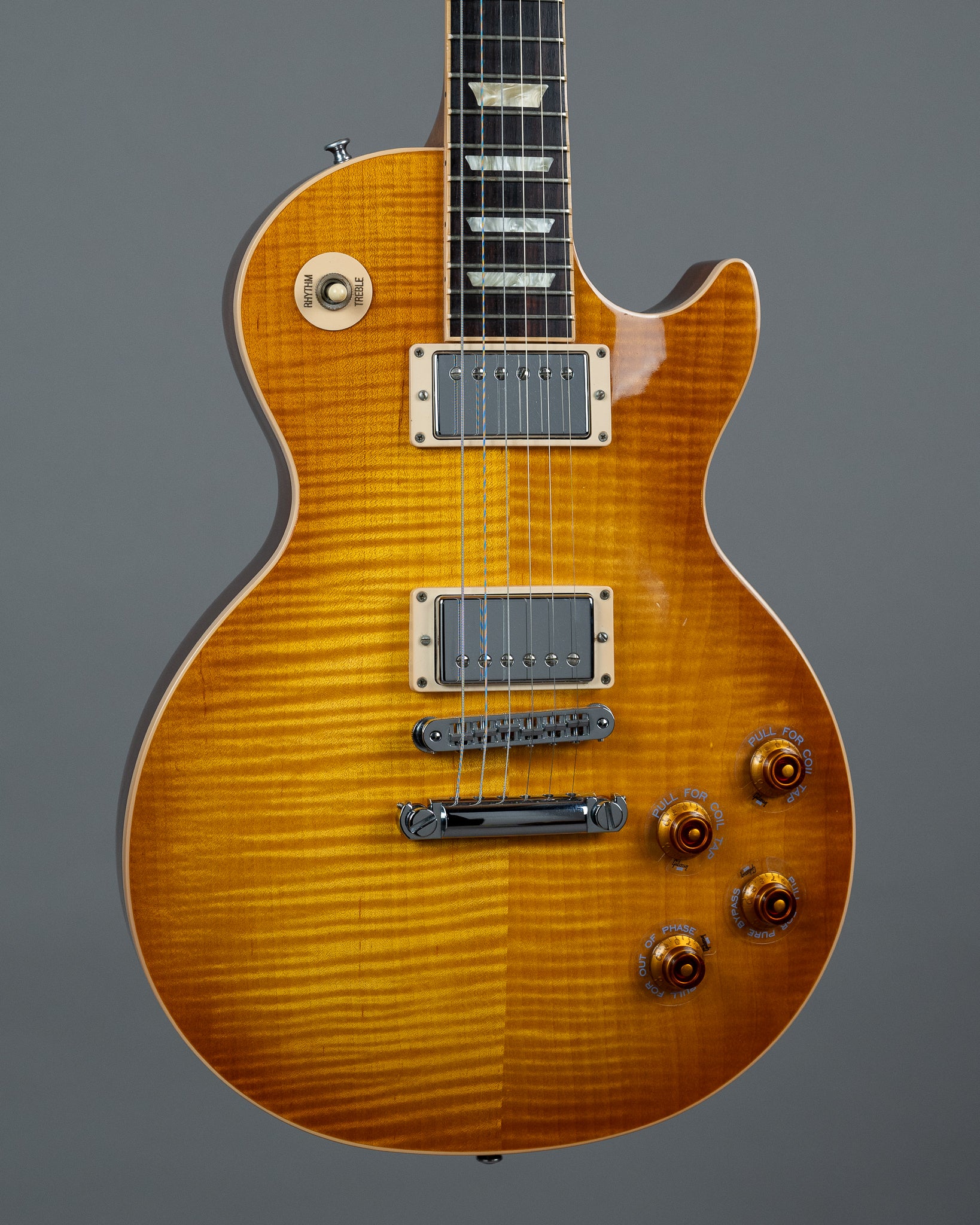 2012 Gibson Les Paul Standard Plus Top (USA, Translucent Amber, OHSC)