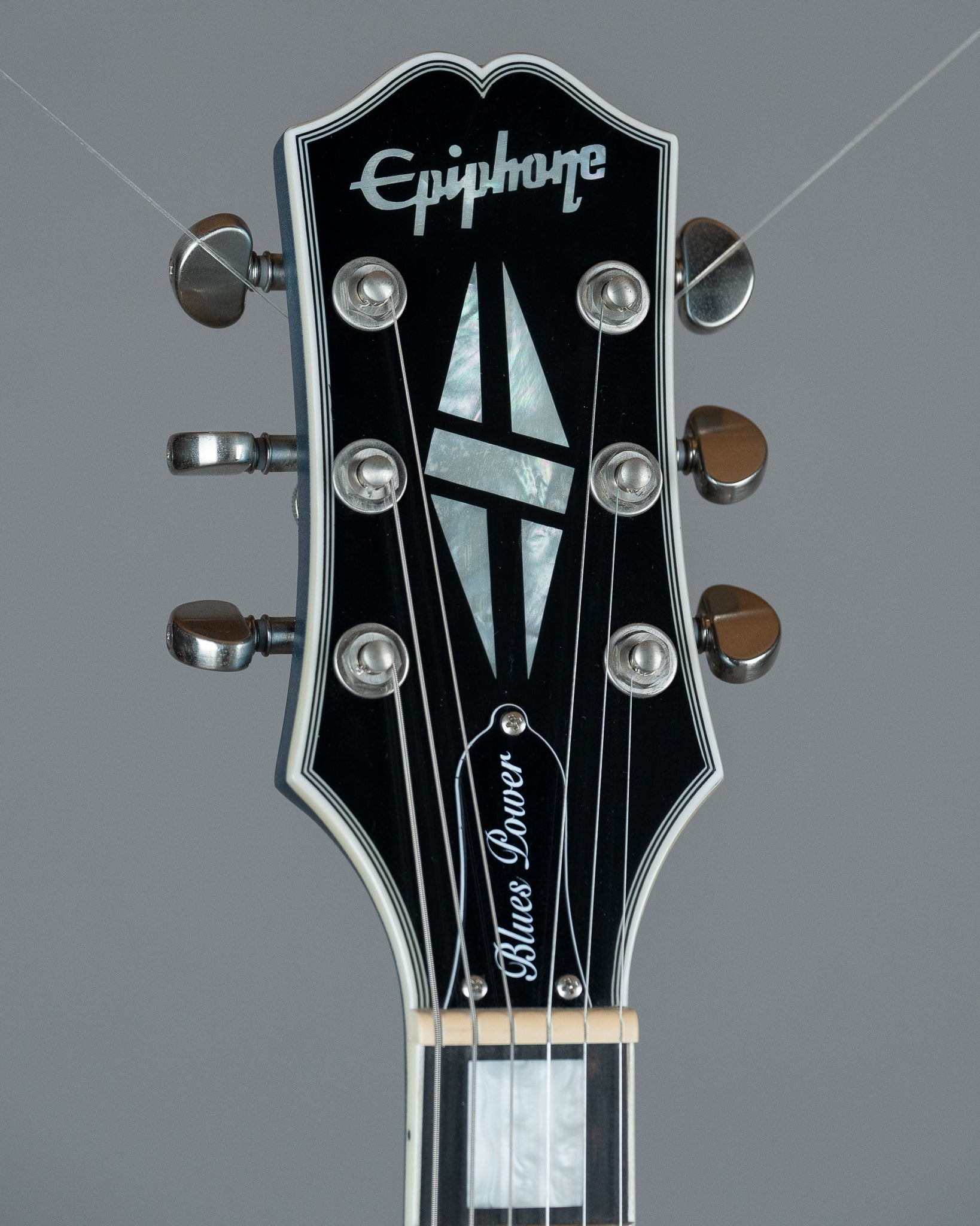2023 Epiphone Jared James Nichols Signature "Blues Power" Les Paul Custom (Indonesia, Aged Pelham Blue, Gig Bag)