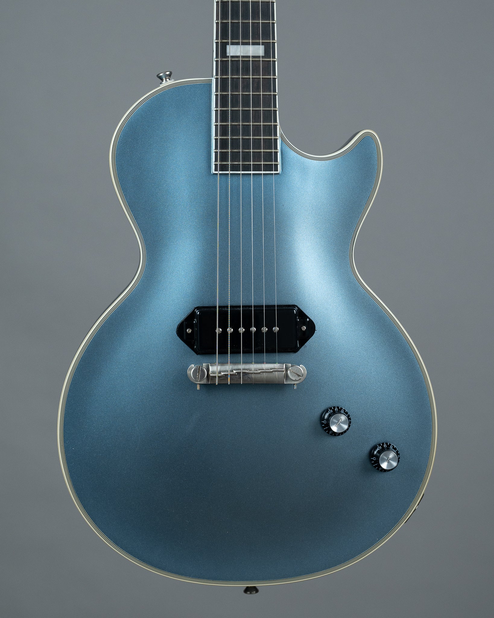 2023 Epiphone Jared James Nichols Signature "Blues Power" Les Paul Custom (Indonesia, Aged Pelham Blue, Gig Bag)