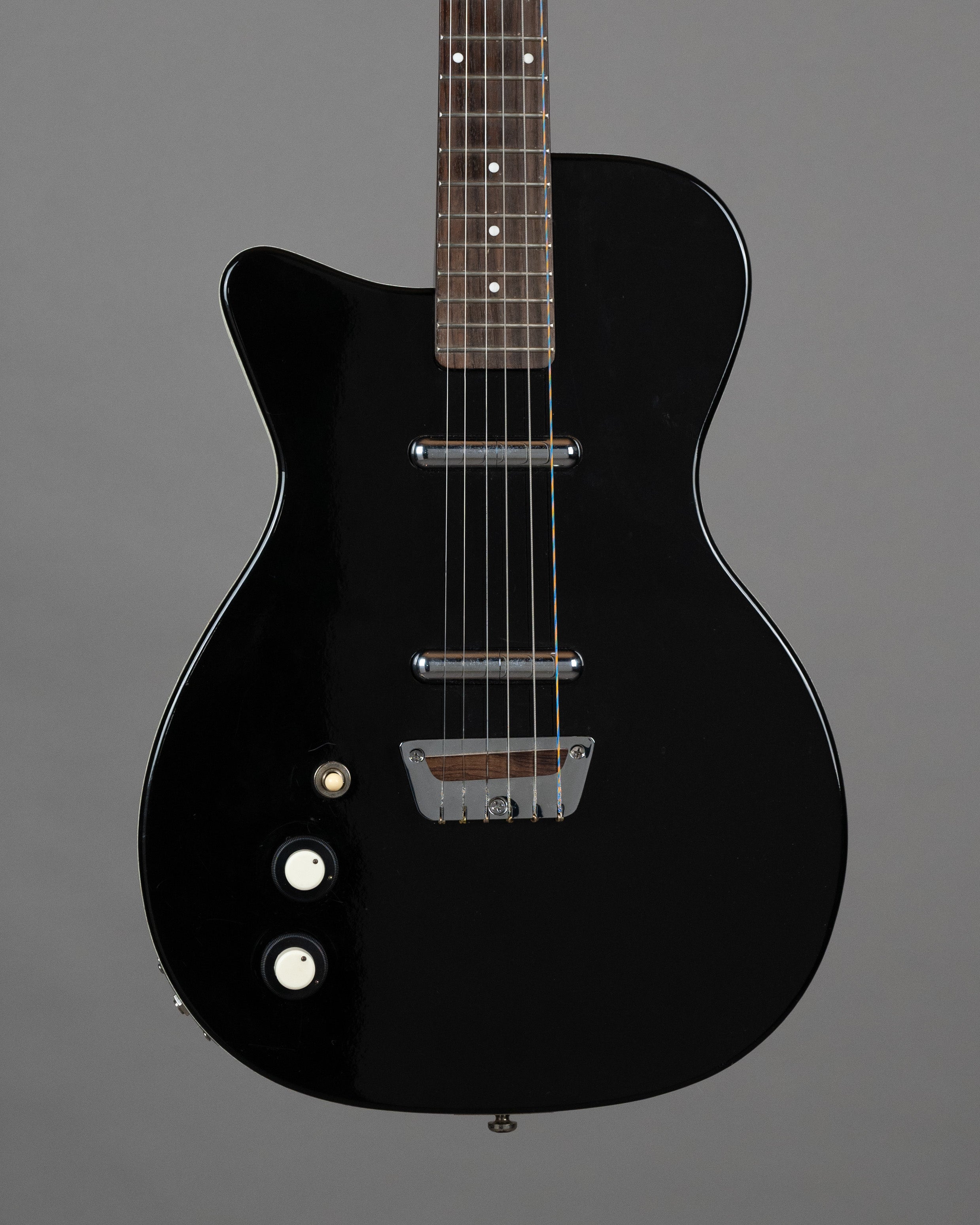 c2000s Danelectro U2 Left Handed (Korea, Black)