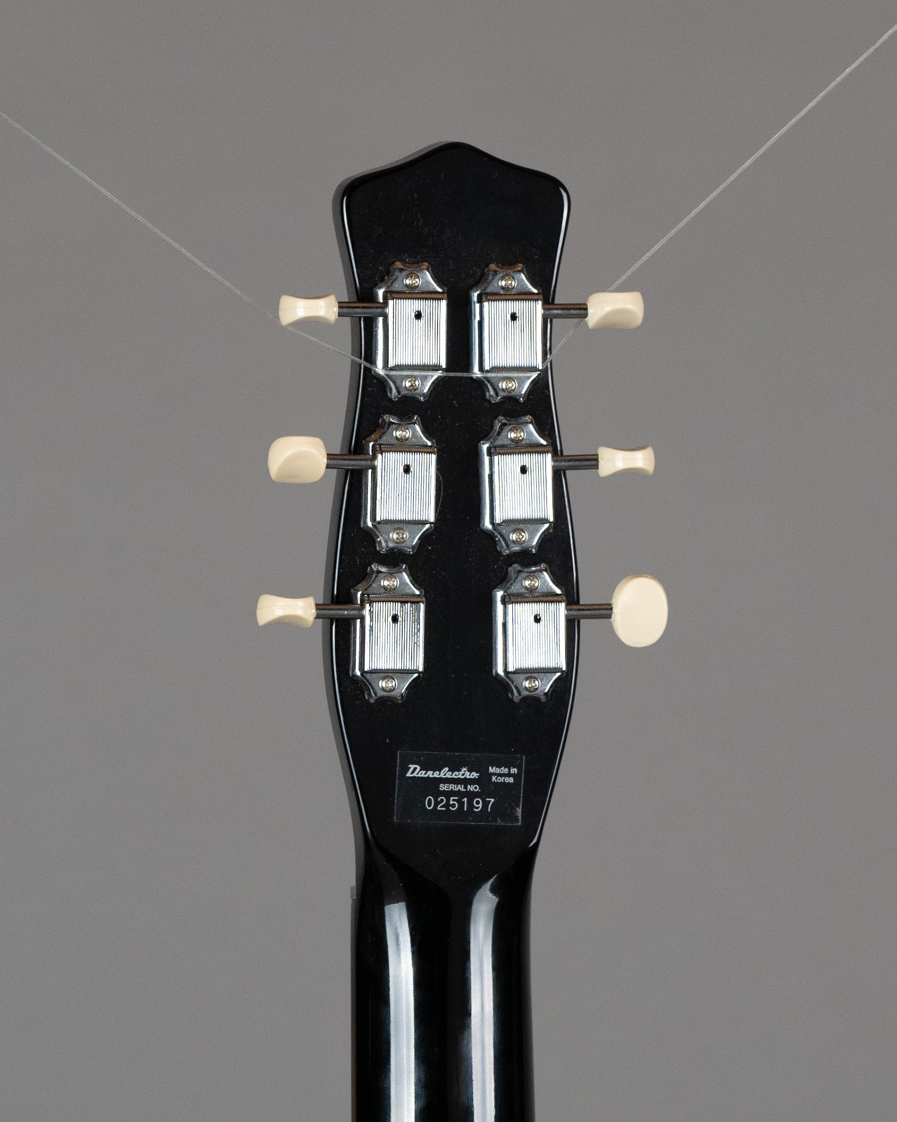 c2000s Danelectro U2 Left Handed (Korea, Black)