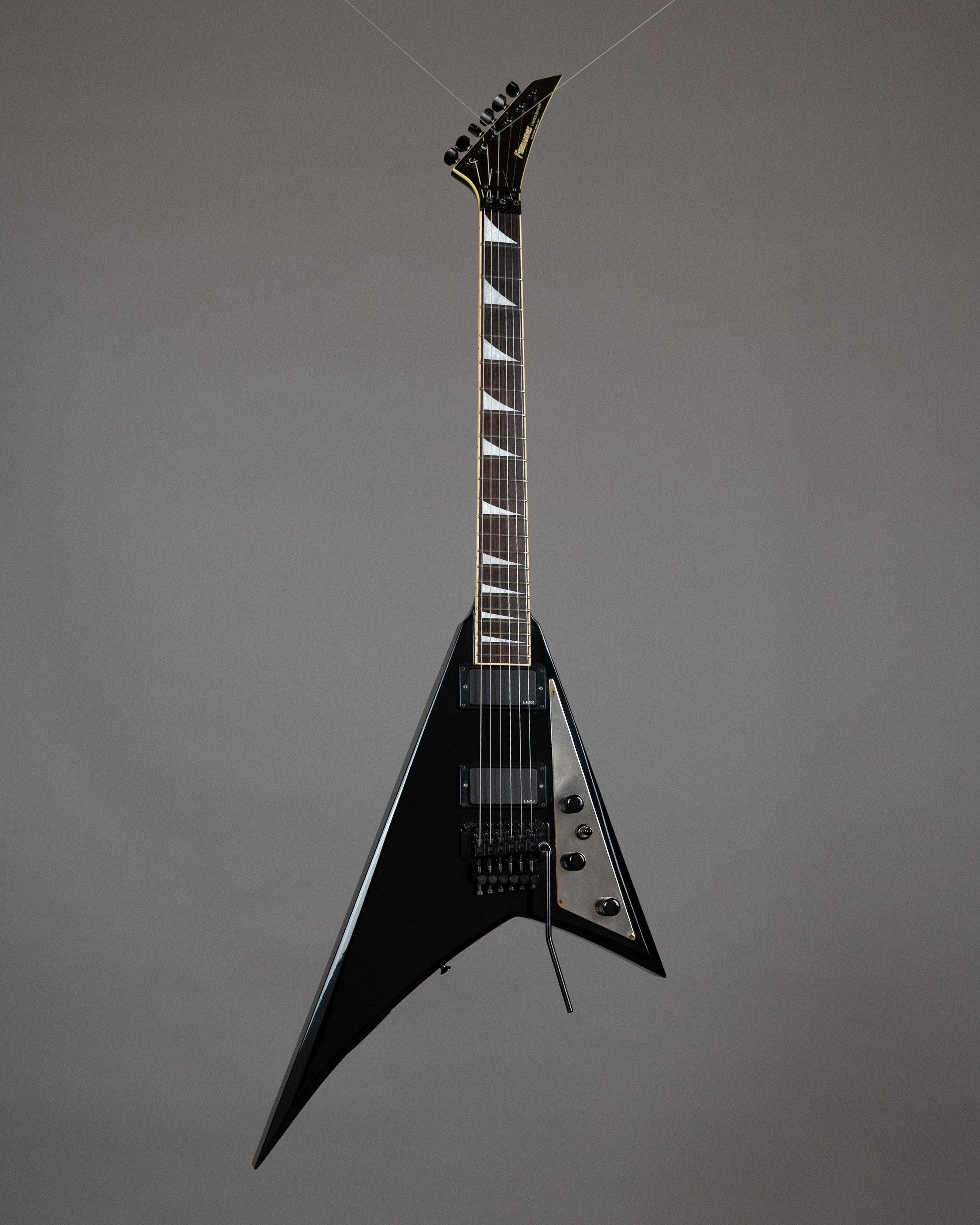 c1980s Fernandes JS-100BK (Japan, Black, Gig Bag)