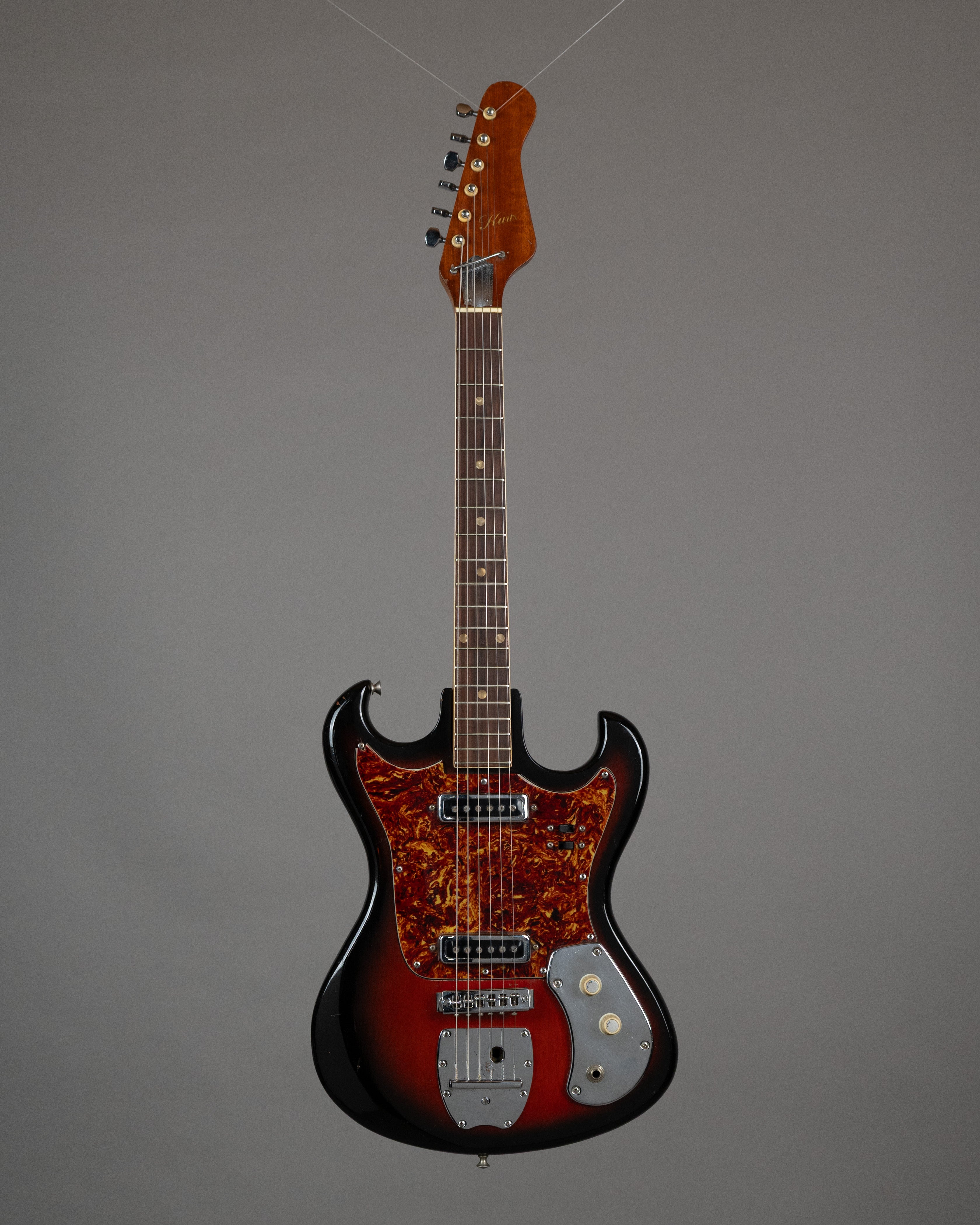 c1960s Kawai Guitar (Japan, Rising Sun Burst)