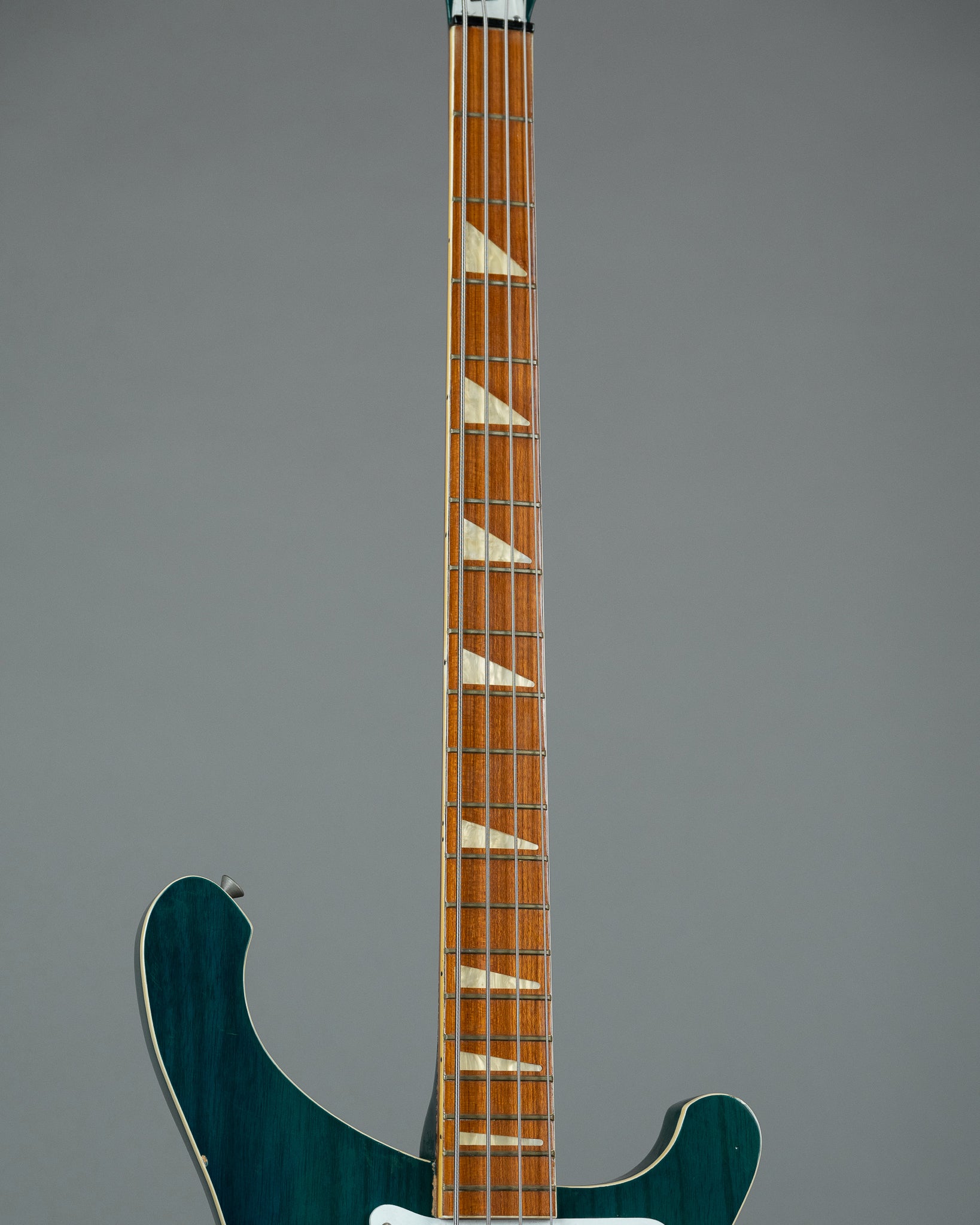 c1980s Guyatone 'Rick*******r' Bass (Japan, Tealglow, HSC)