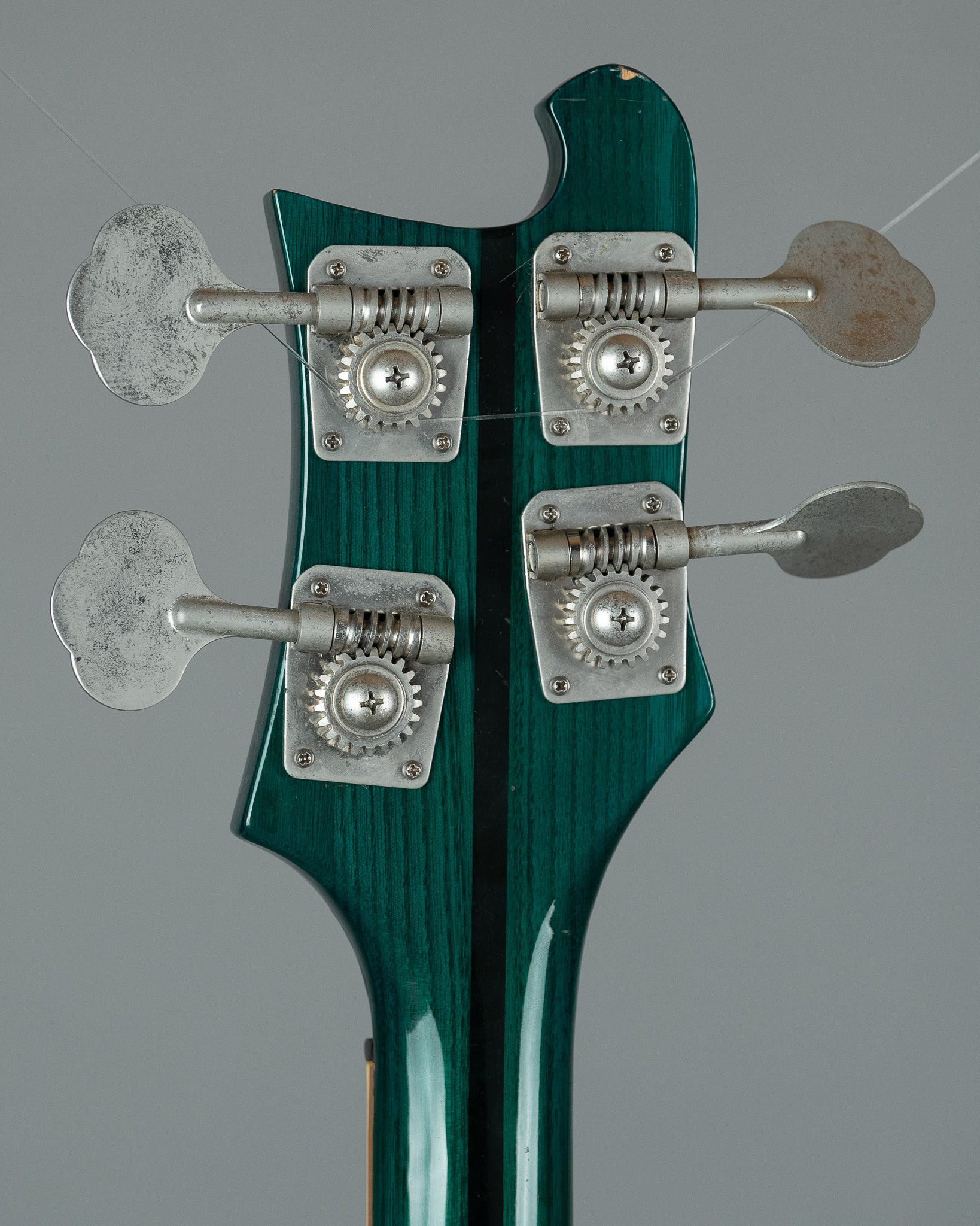 c1980s Guyatone 'Rick*******r' Bass (Japan, Tealglow, HSC)