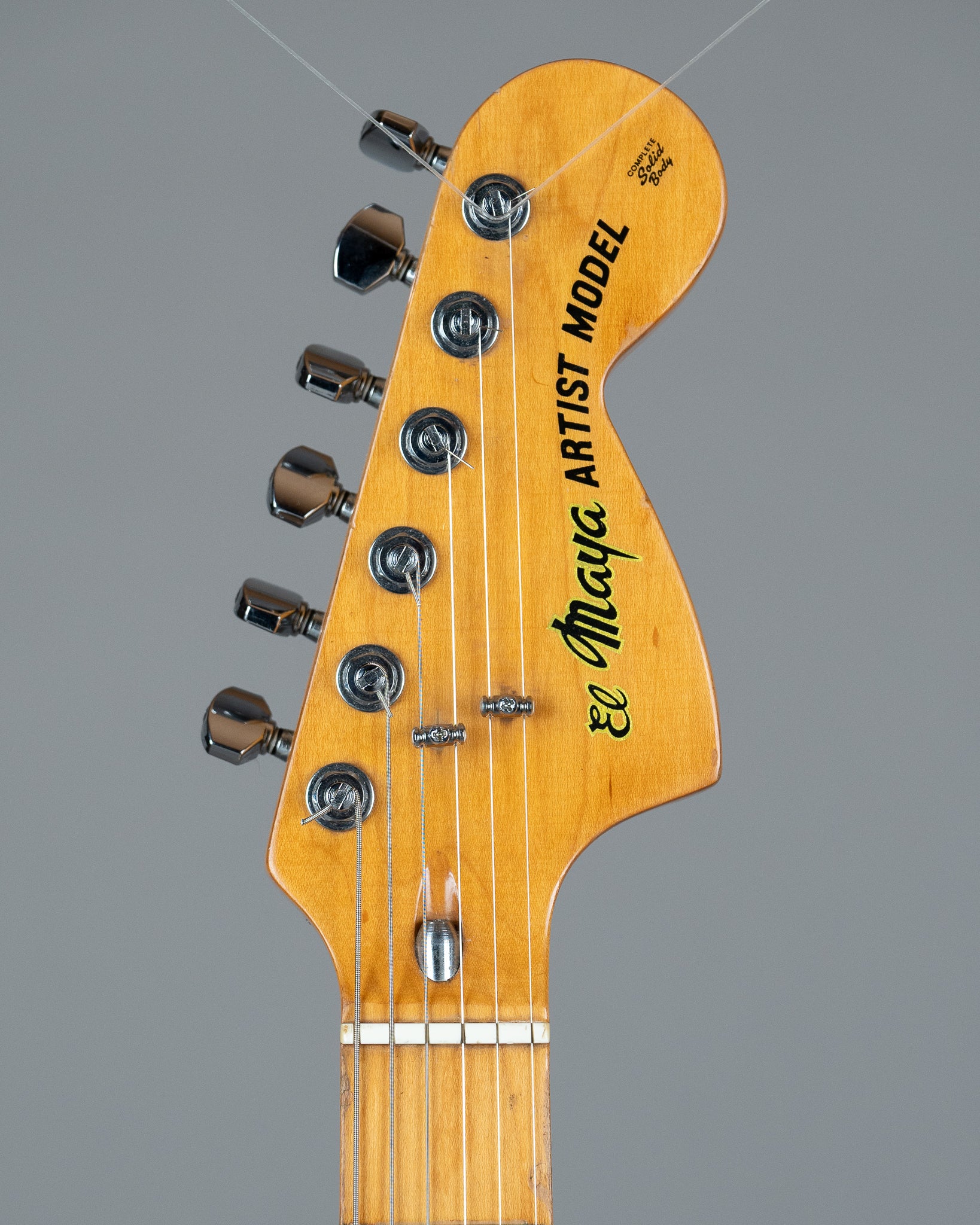 c1980 El Maya Artist Model Stratocaster (Japan, Blonde)