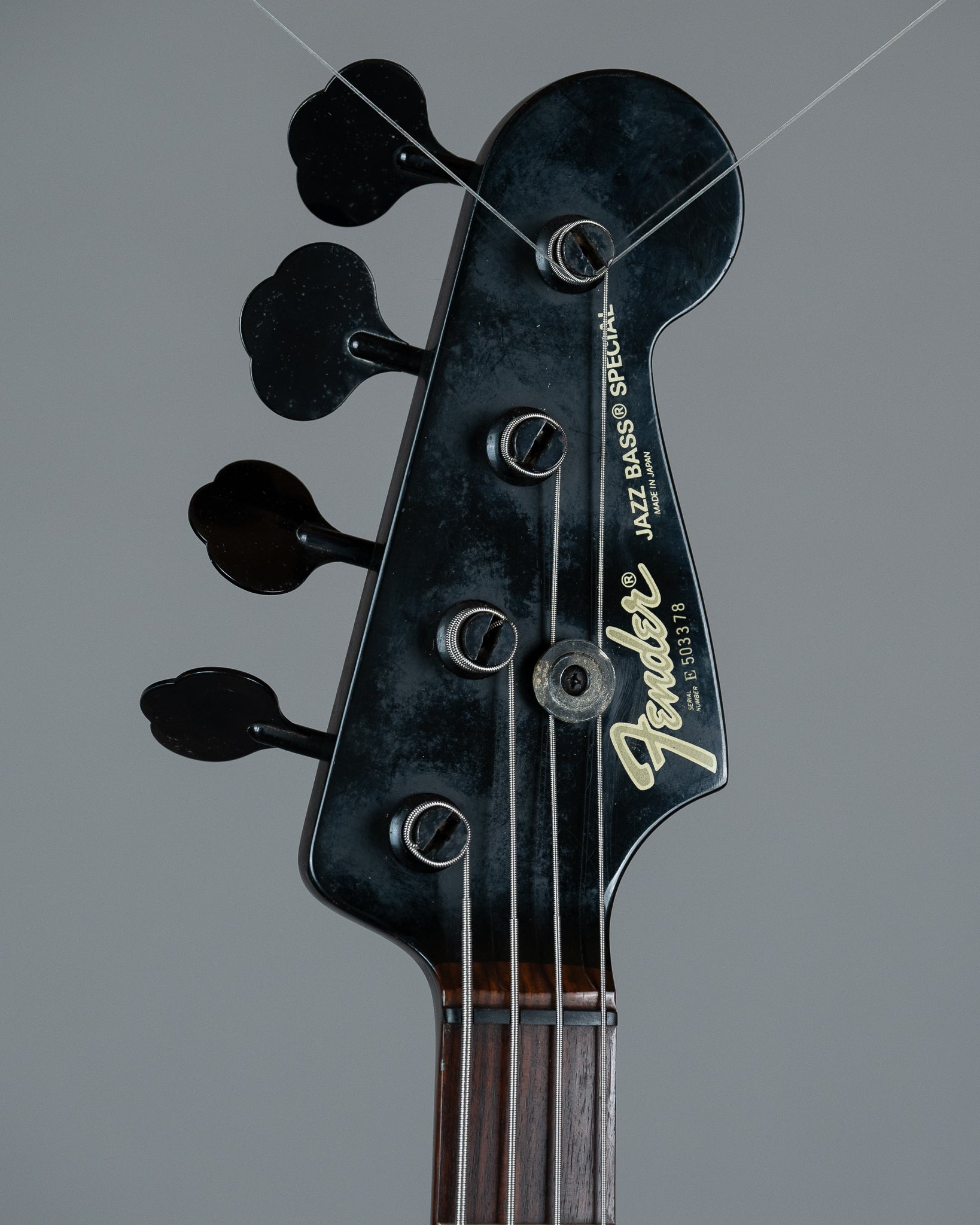 1985 Fender PJ-535 'Boxer' Jazz Bass Special (Japan, Medium Scale, Black)