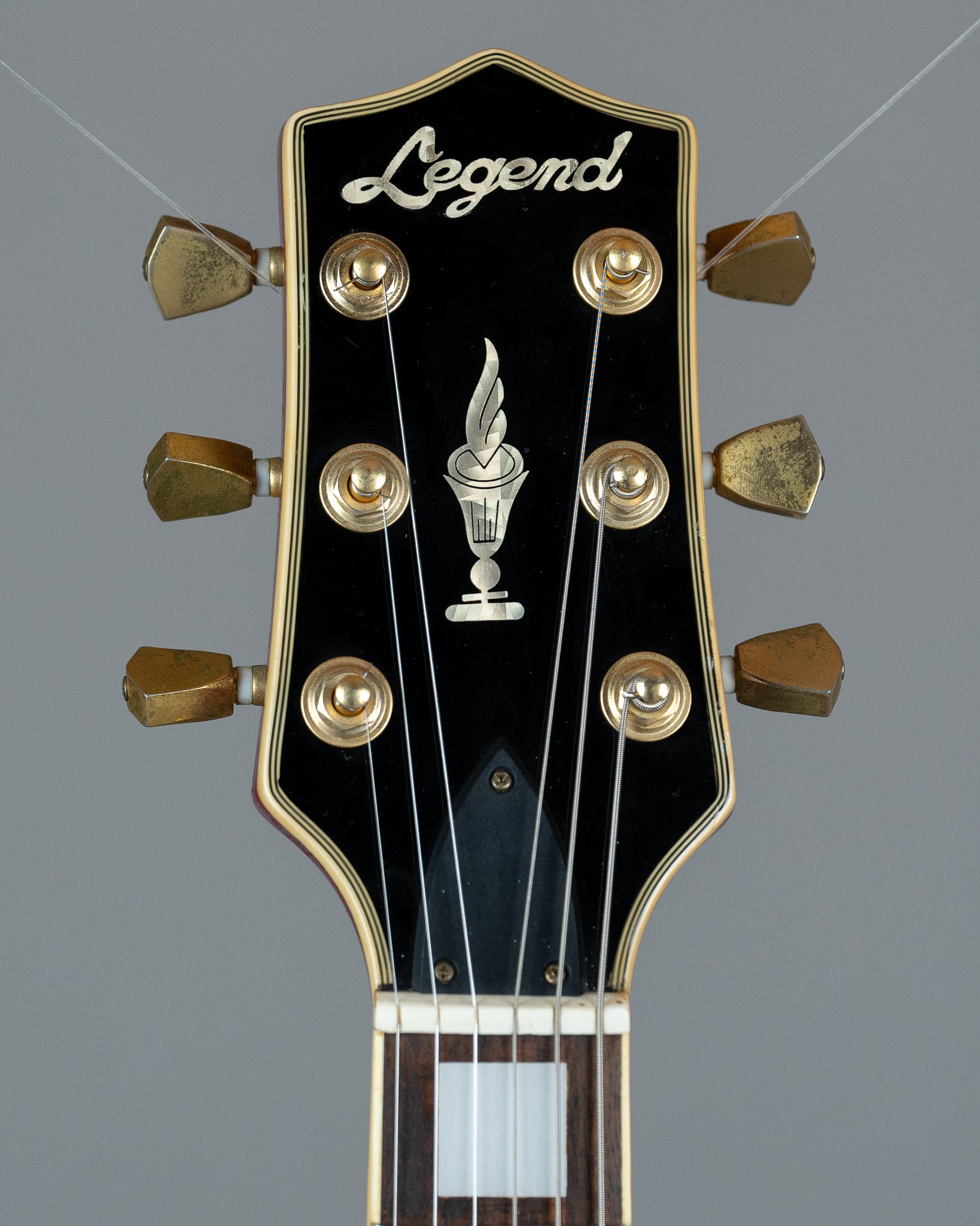 c1980s Legend LP Left Handed (Canada, Cherry Red, HSC)