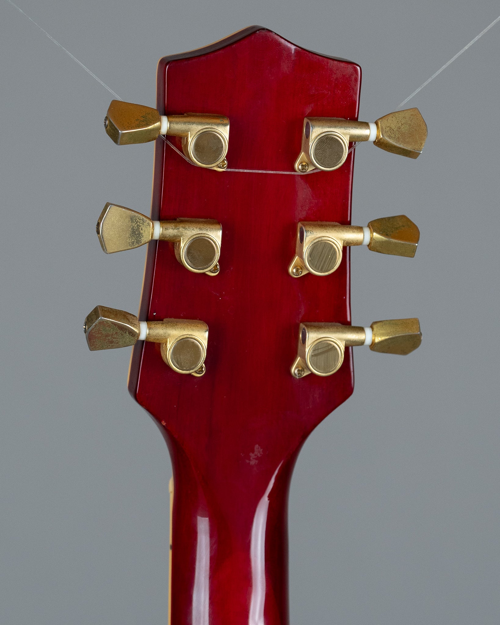 c1980s Legend LP Left Handed (Canada, Cherry Red, HSC)
