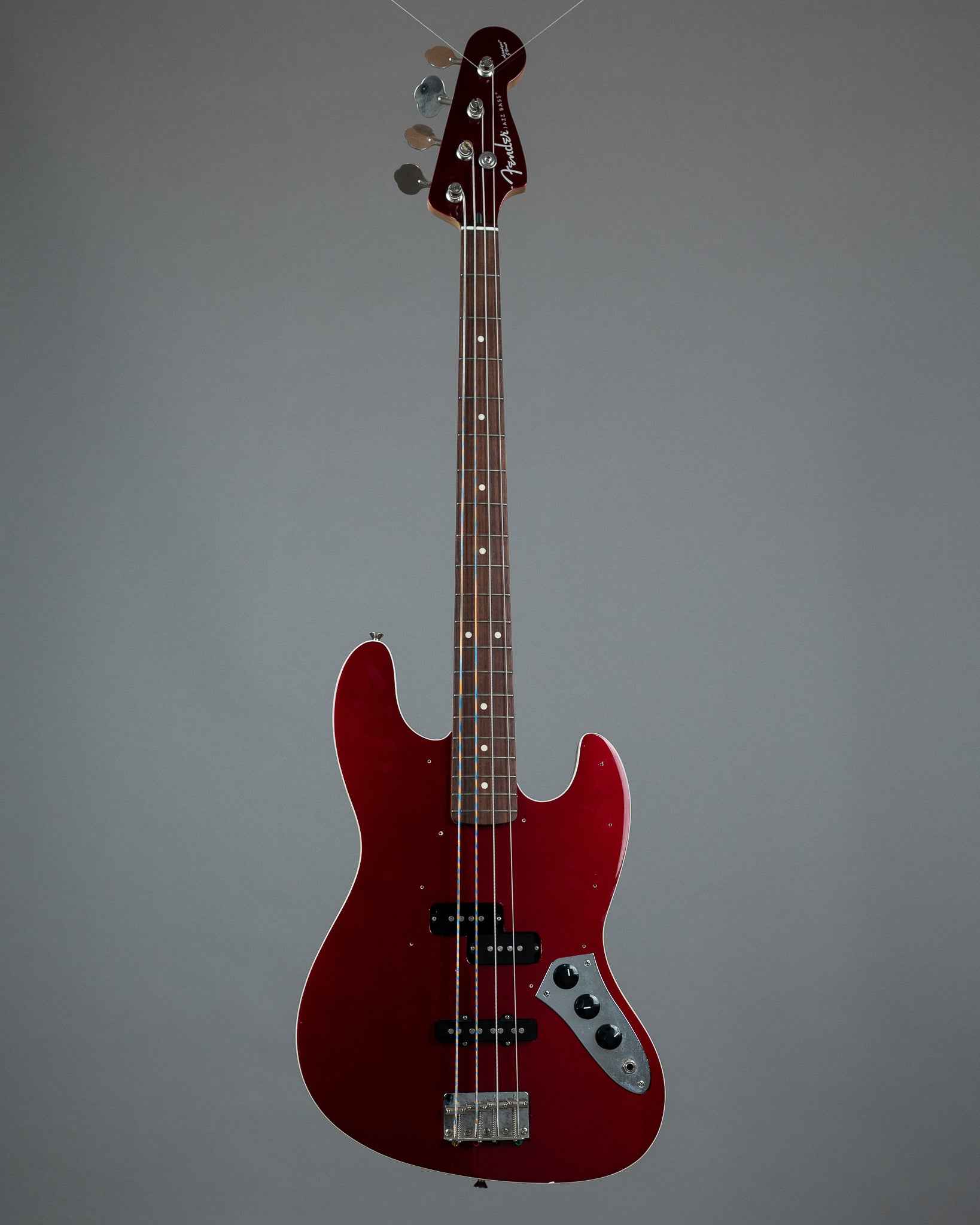 c2006 Fender Aerodyne Jazz Bass (Japan, Candy Apple Red)