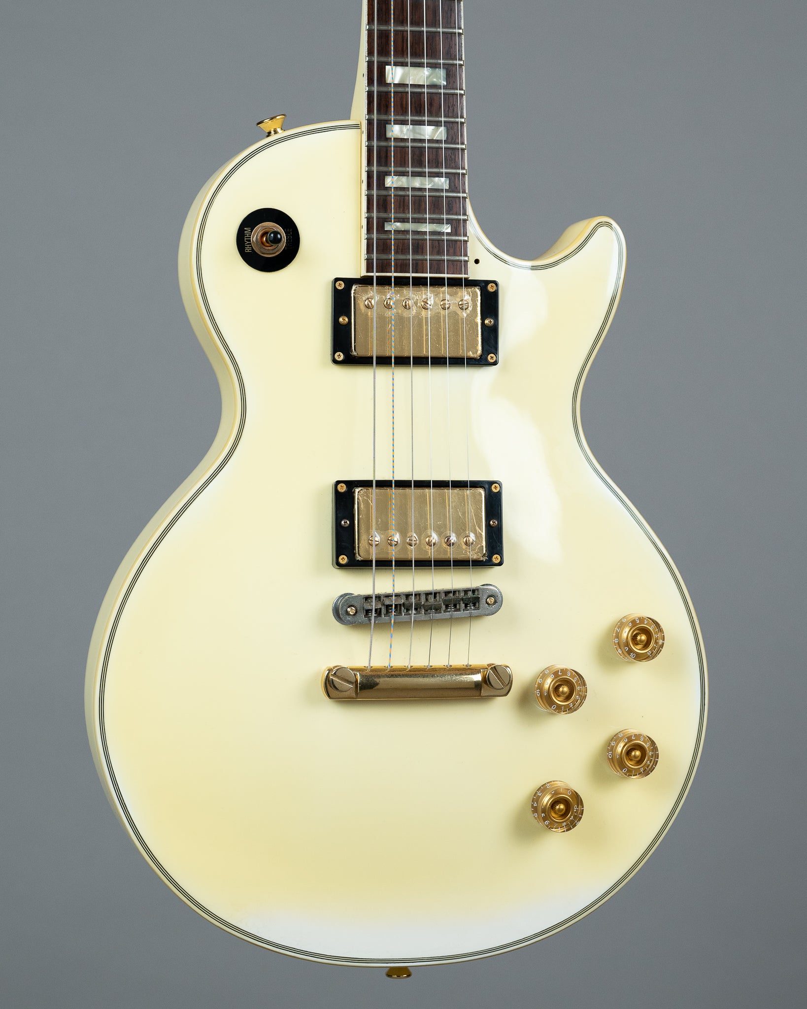 1996 Epiphone by Gibson Les Paul Custom (Japan, White)