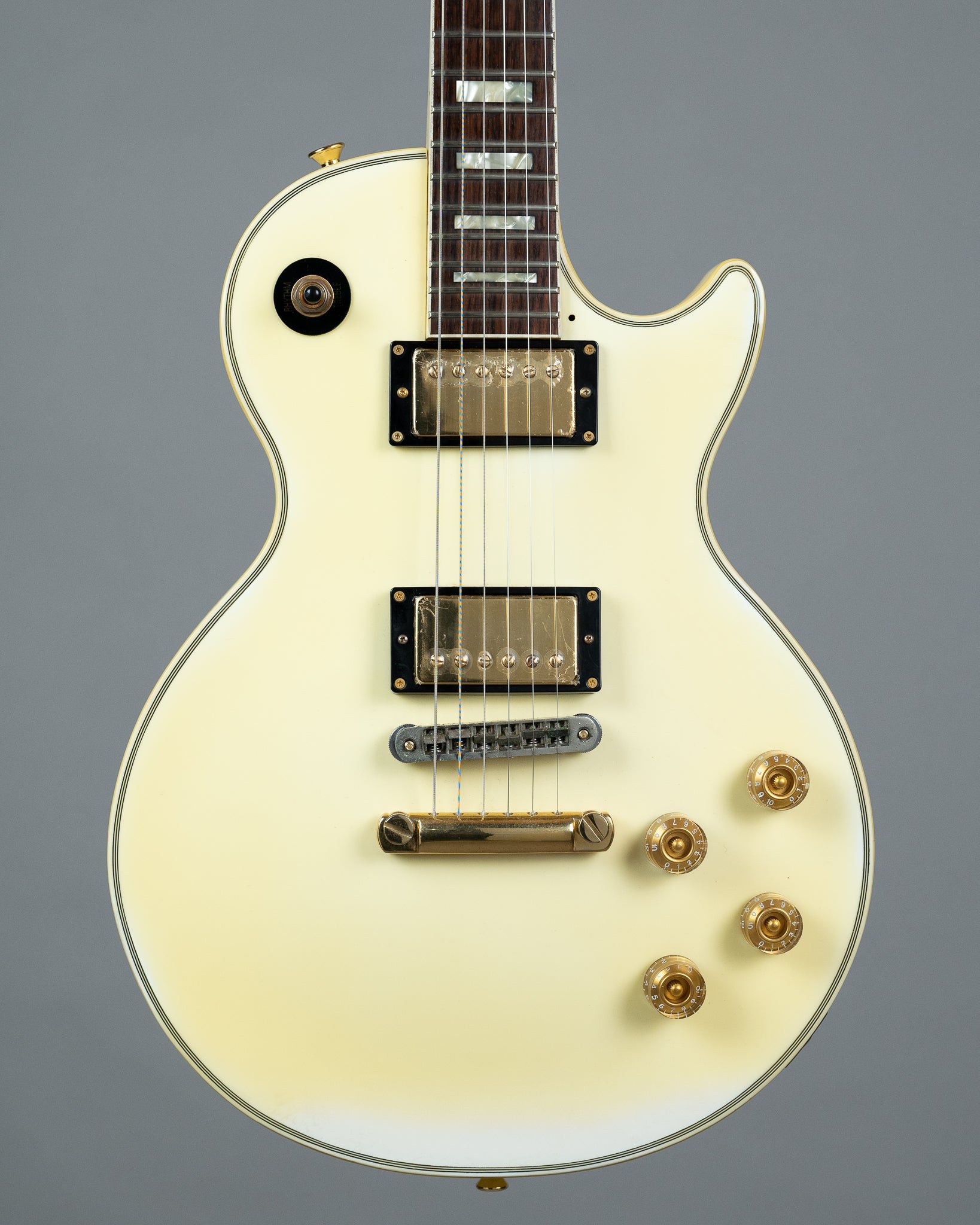 1996 Epiphone by Gibson Les Paul Custom (Japan, White)