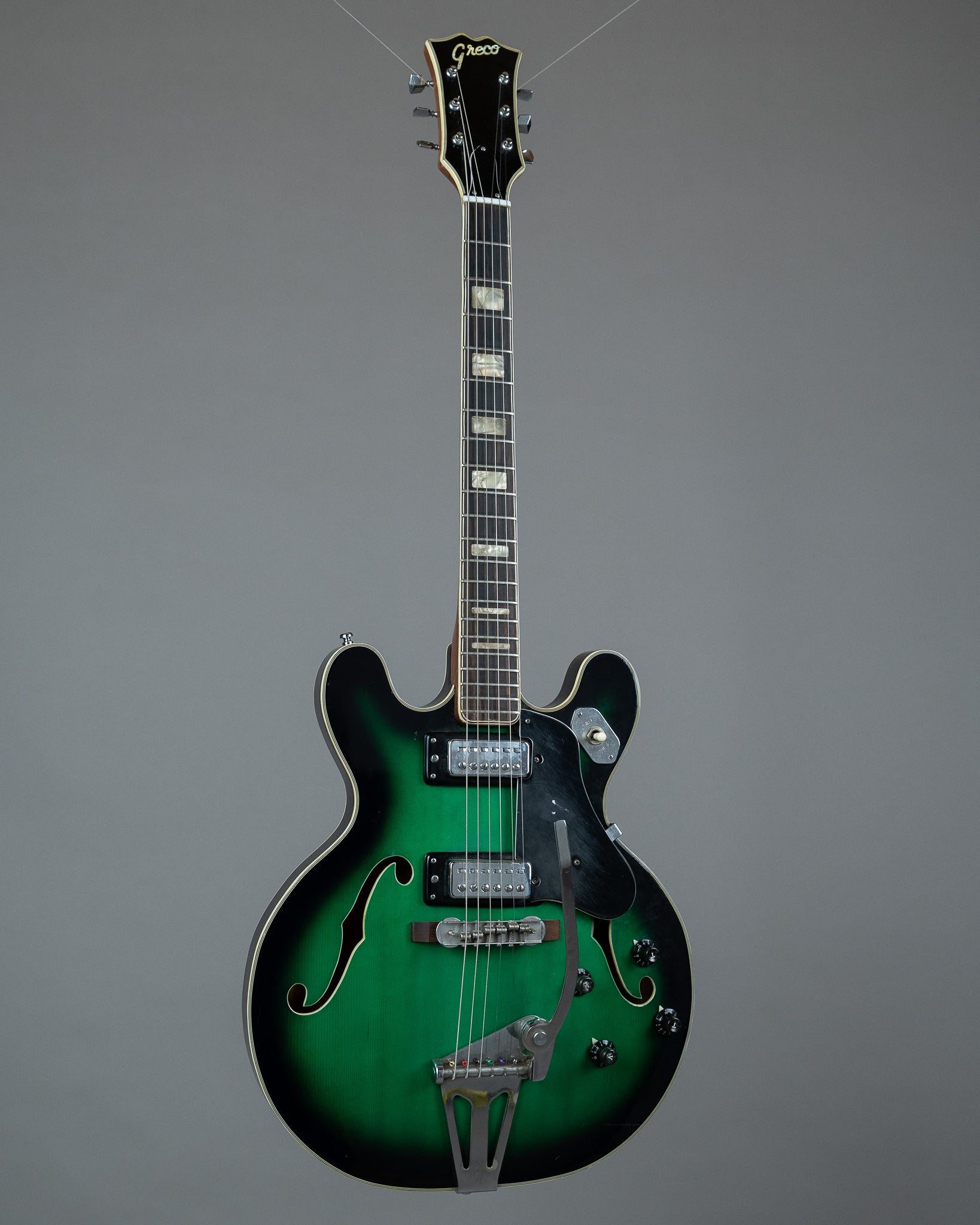 c1960s Greco Hollowbody (Japan, Greenburst)