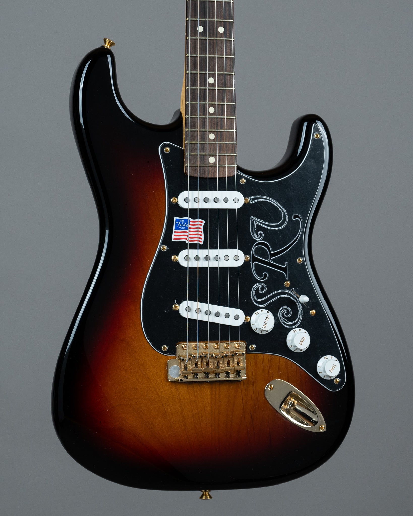 2017 Fender SRV Stratocaster (USA, Sunburst, OHSC)