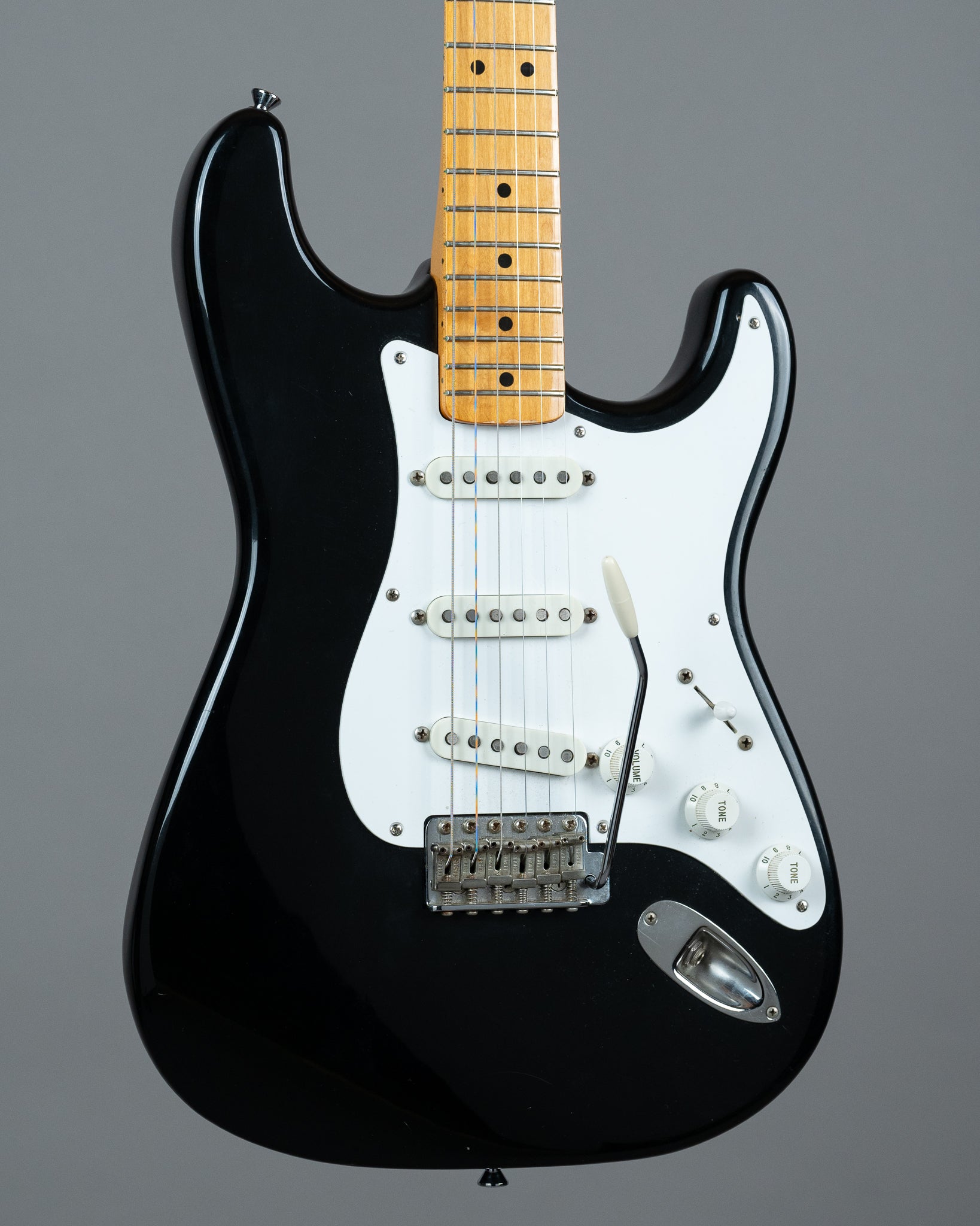 1988 Fender AVRI '57 Stratocaster (USA, Black, HSC)