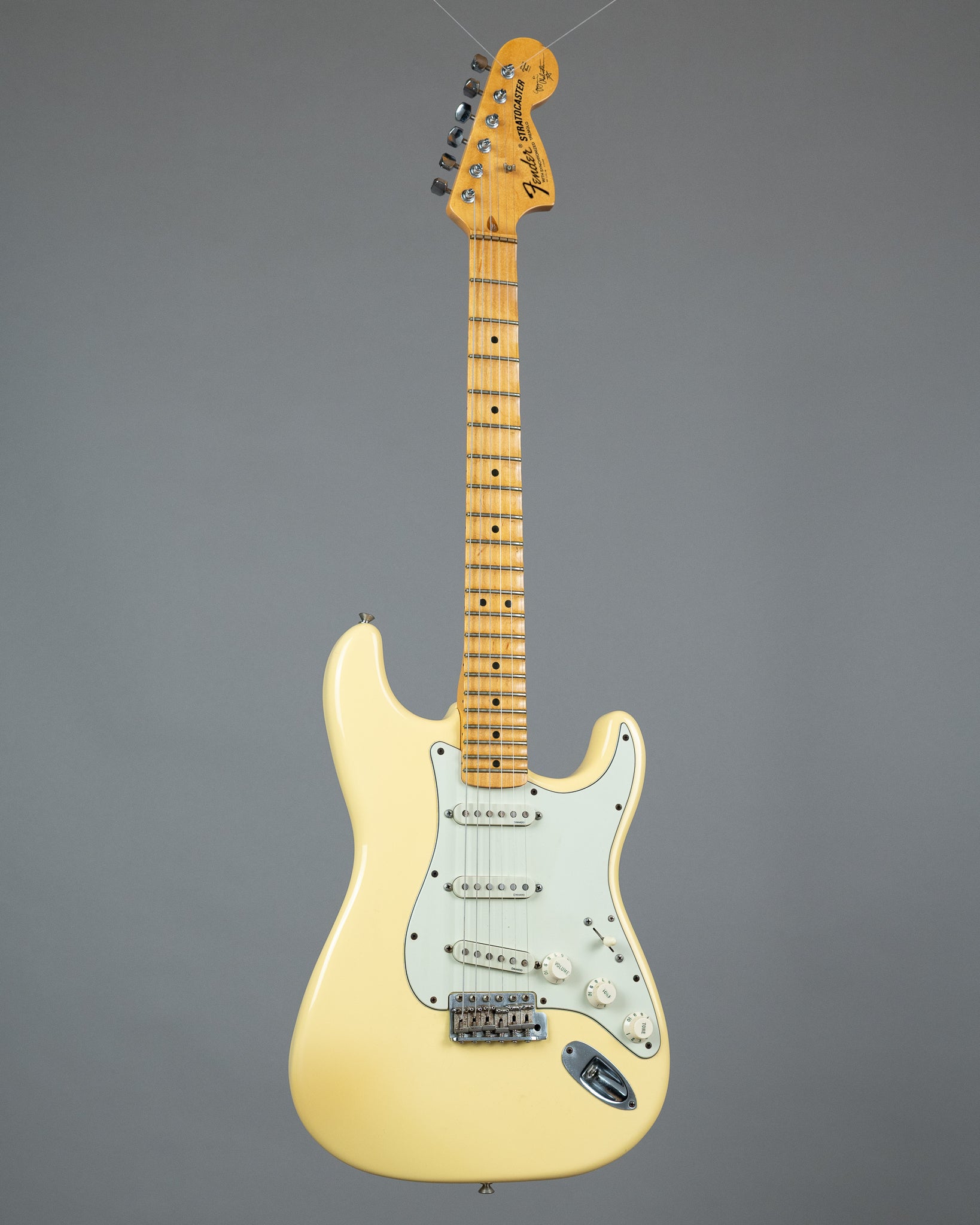 1998 Fender Yngwie Malmsteen Stratocaster (USA, White, HSC)