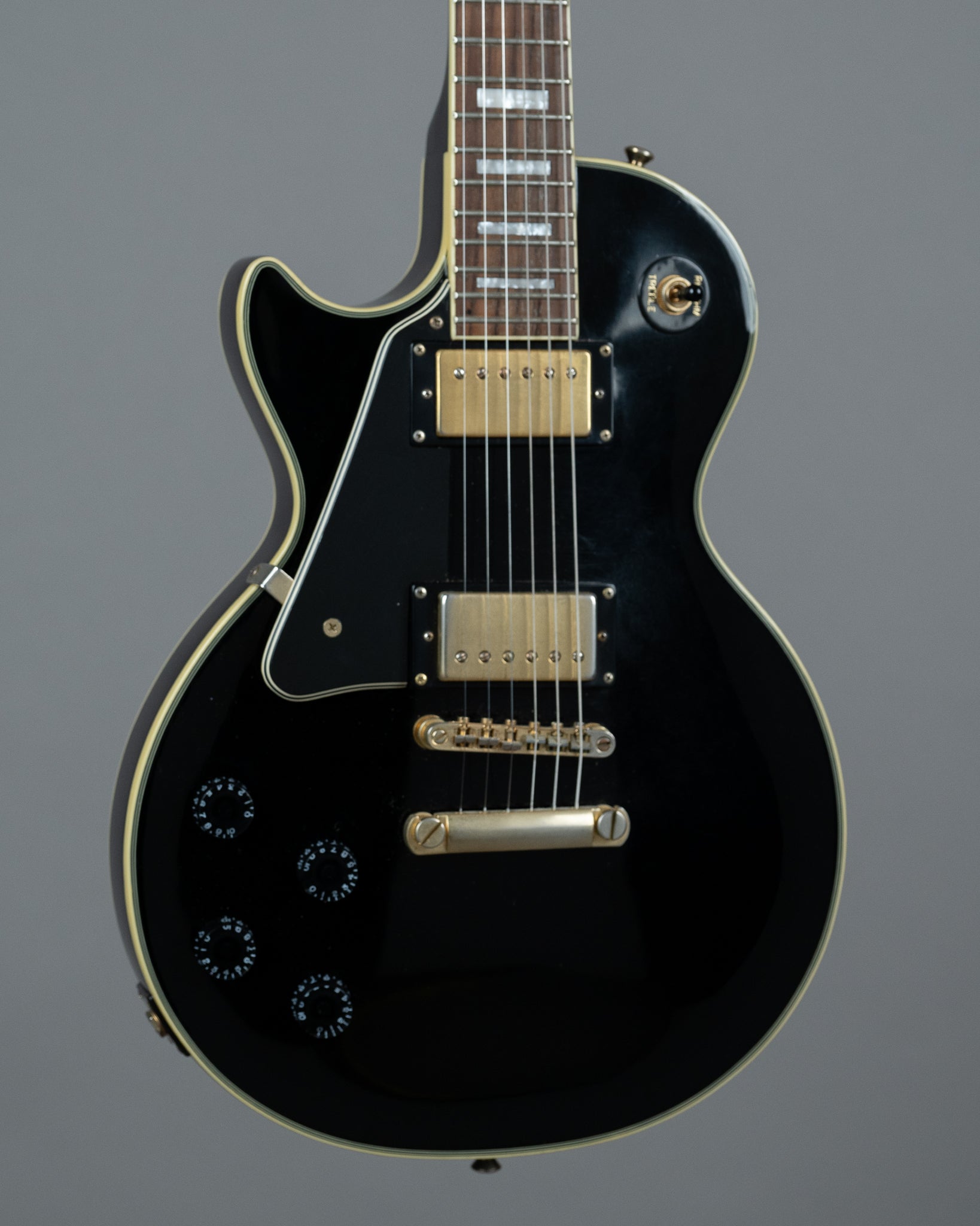 2006 Epiphone Les Paul Custom Left Handed (China, Black)