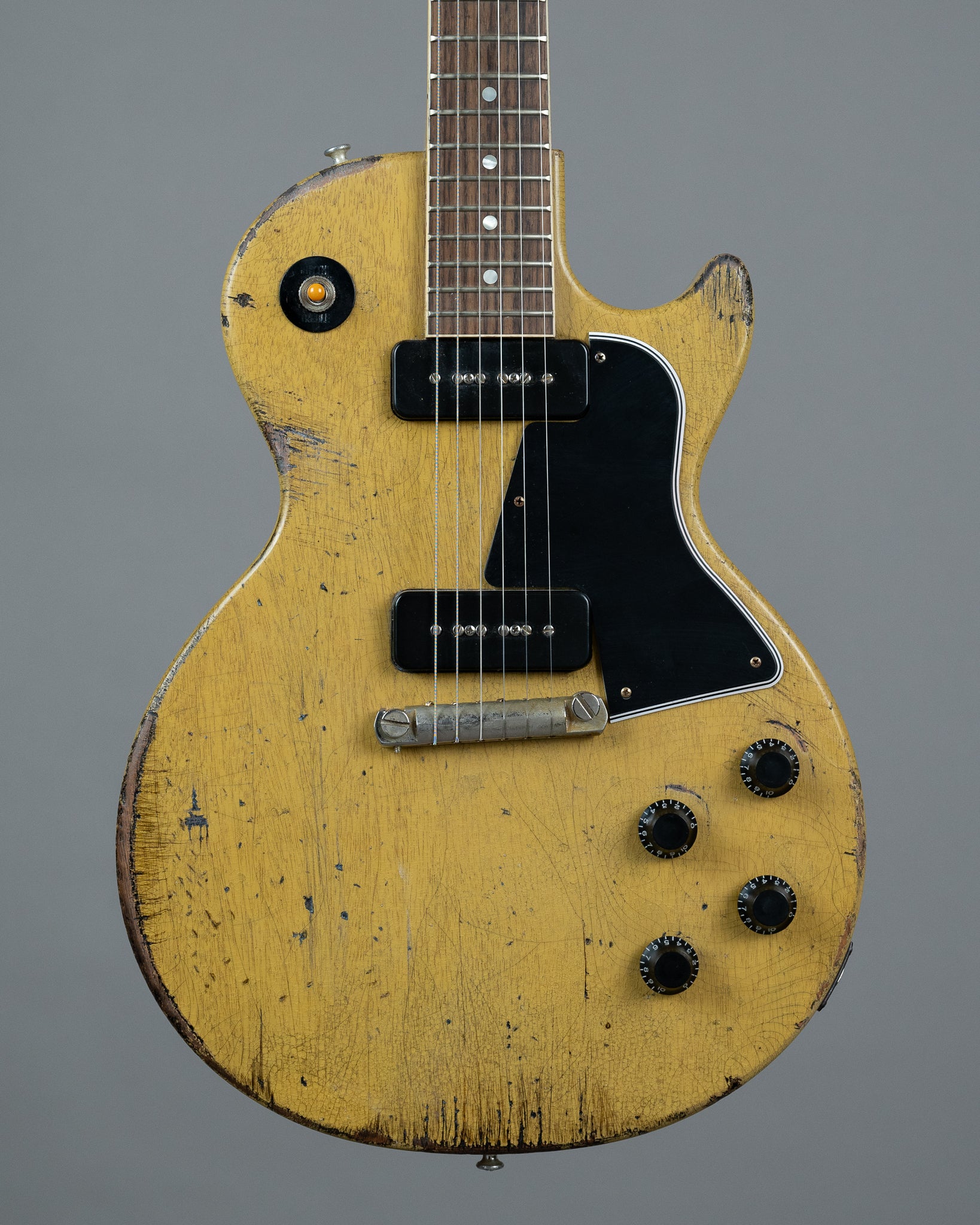 2022 Gibson Custom Murphy Lab 1957 Les Paul Special Single Cut Reissue Ultra Light Aged MOD (USA, TV Yellow, COA, OHSC)